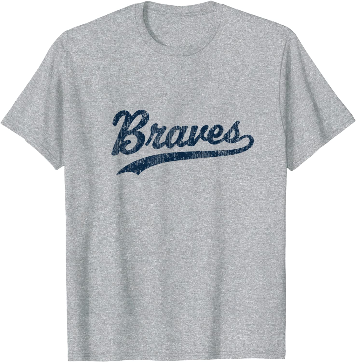 Braves Mascot Vintage Sports Name Design T-Shirt