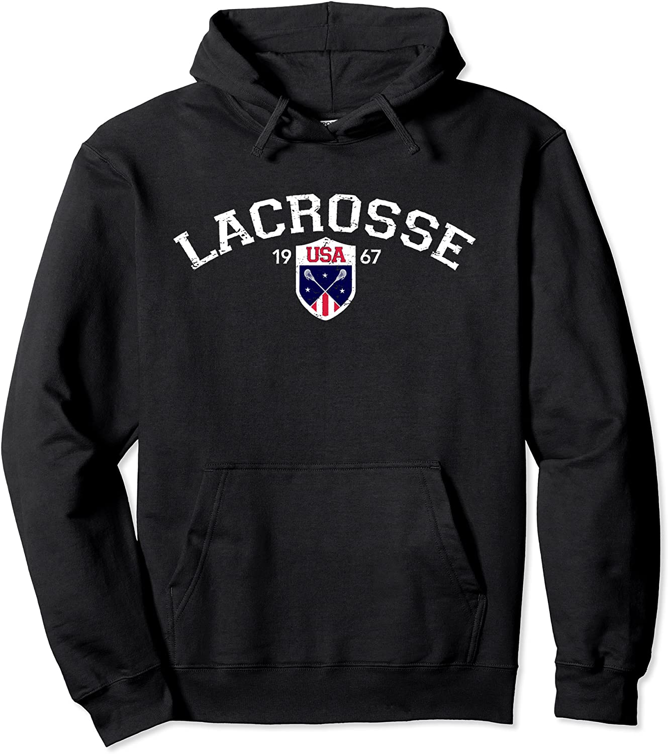 Vintage USA National Lacrosse Pullover Hoodie