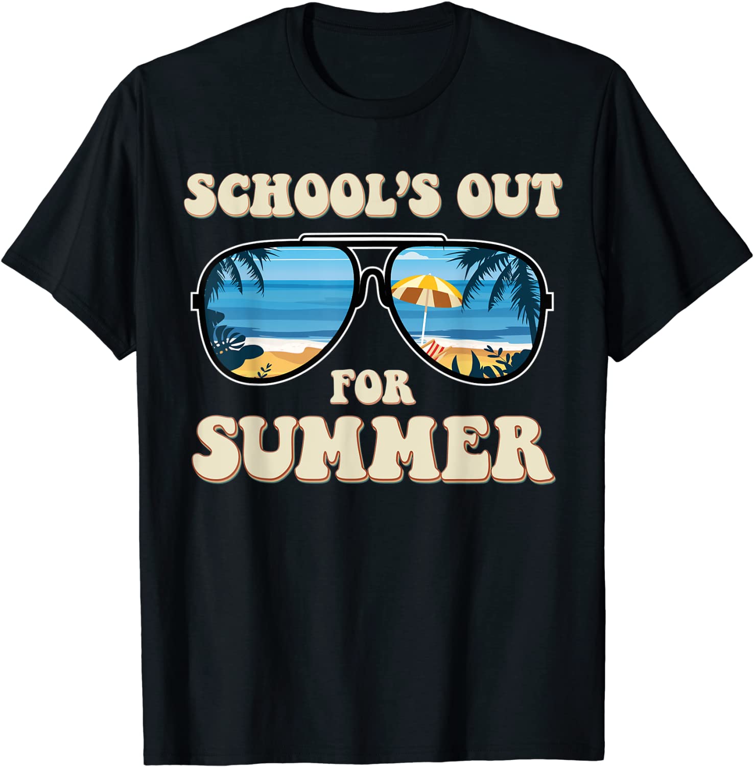 Last Day Of School Schools Out For Summer Teacher Vintage T-Shirt