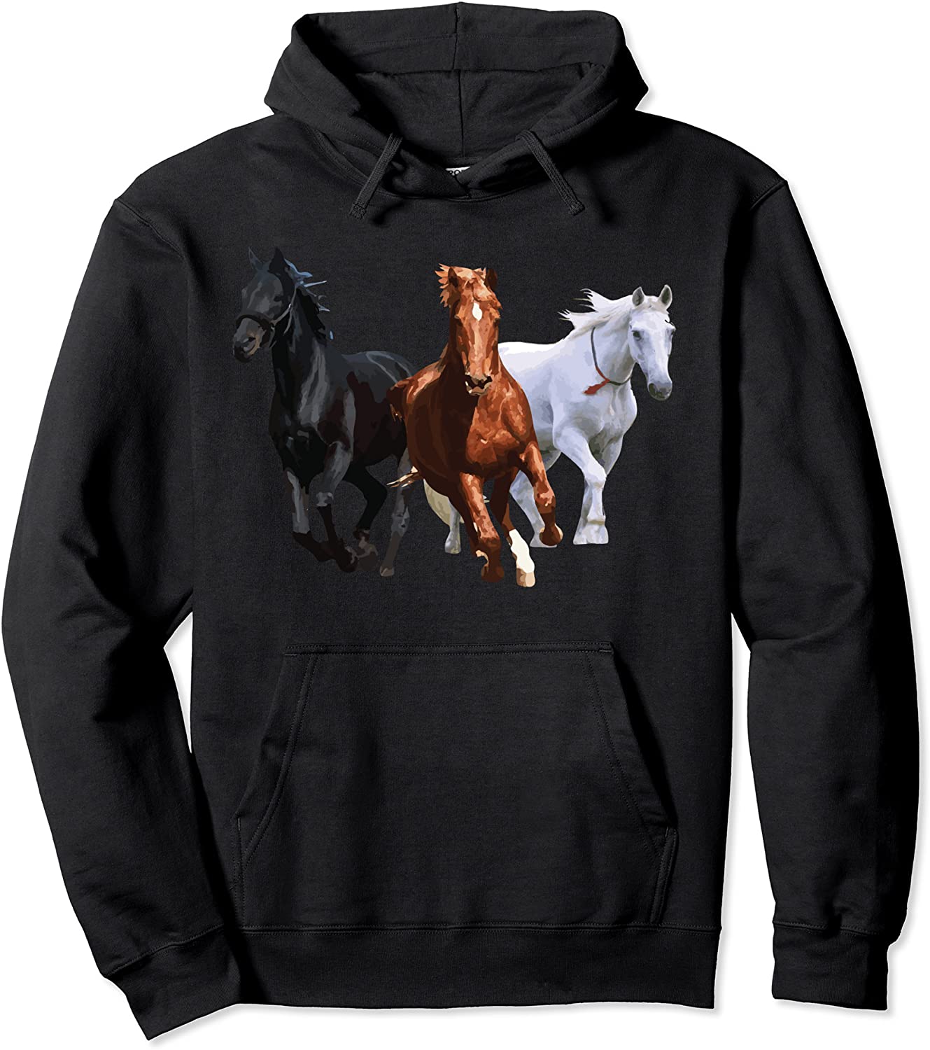 Horse Lover Hoodie Equestrian Rodeo Farm Girl Pullover Hoodie