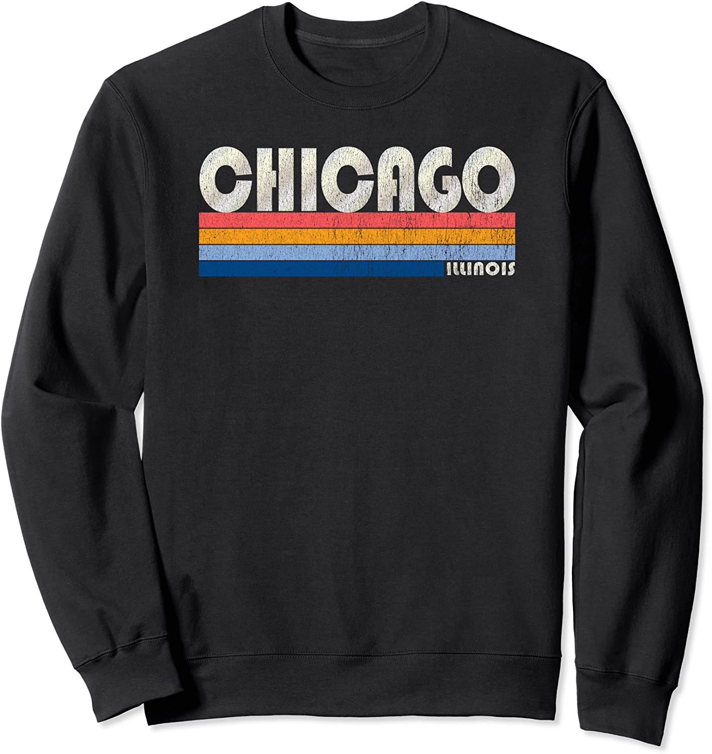 Vintage 70s 80s Style Chicago IL Sweatshirt