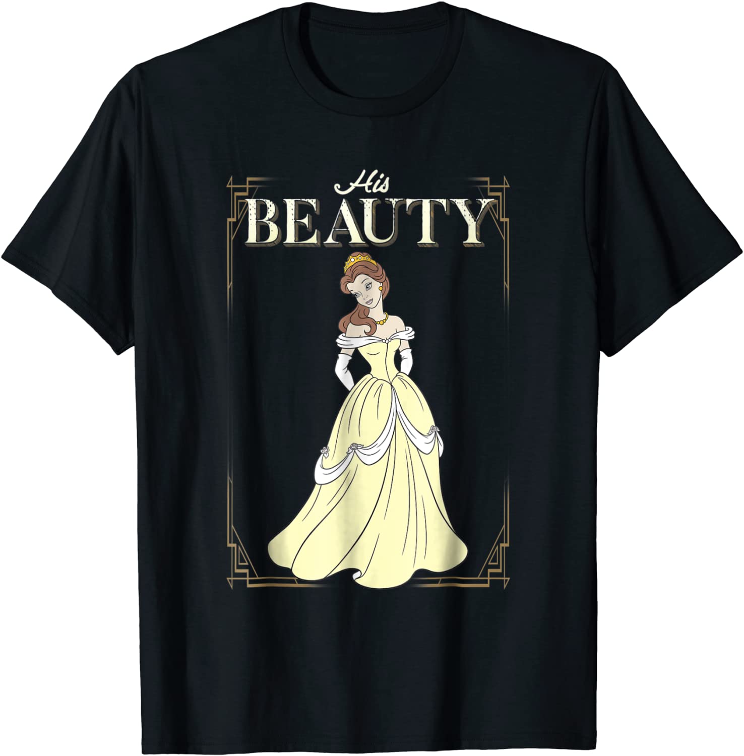 Disney Beauty The Beast Belle His Beauty Graphic T-Shirt