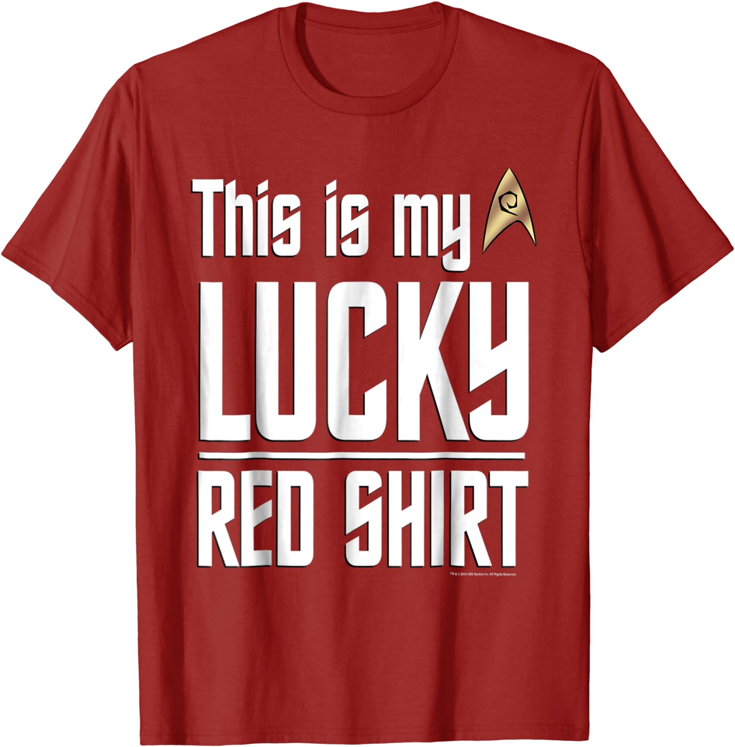 Star Trek Original Series Lucky Red Shirt Graphic T-Shirt