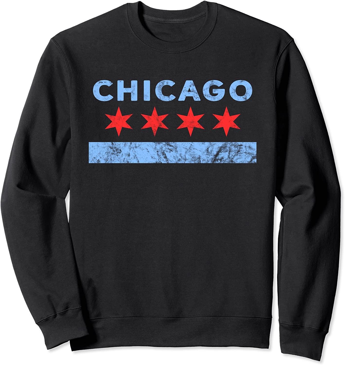 Chicago Sweatshirt - Chicago Flag Sweatshirt Sweatshirt