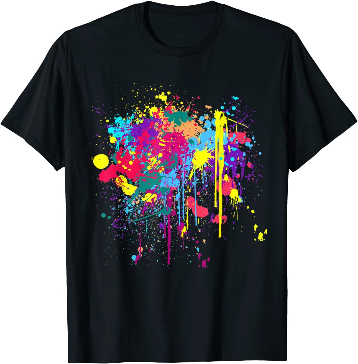 Pretty Dirty Paint Splatter colours T-Shirt
