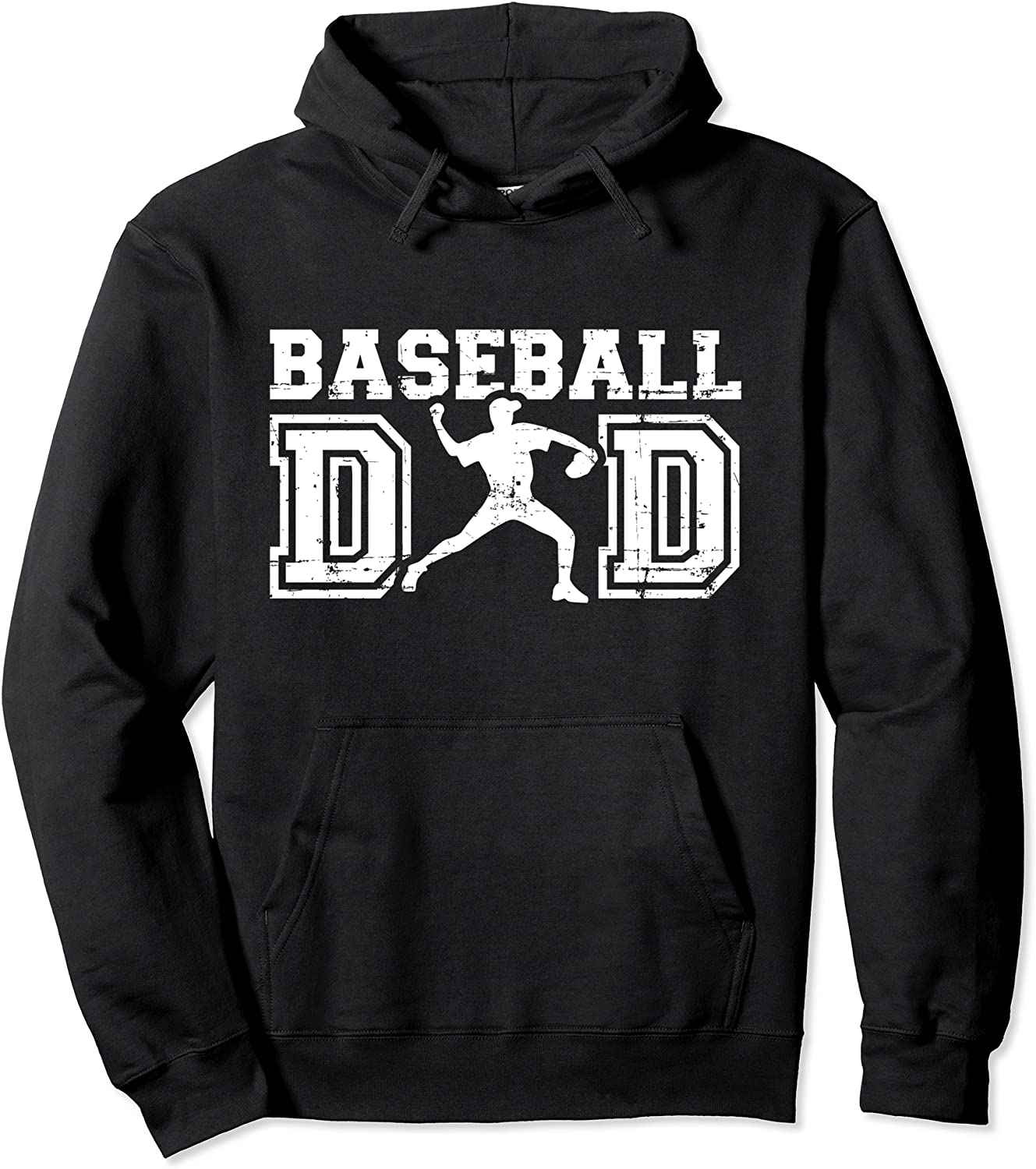 Baseball dad gift for fathers day Pullover Hoodie