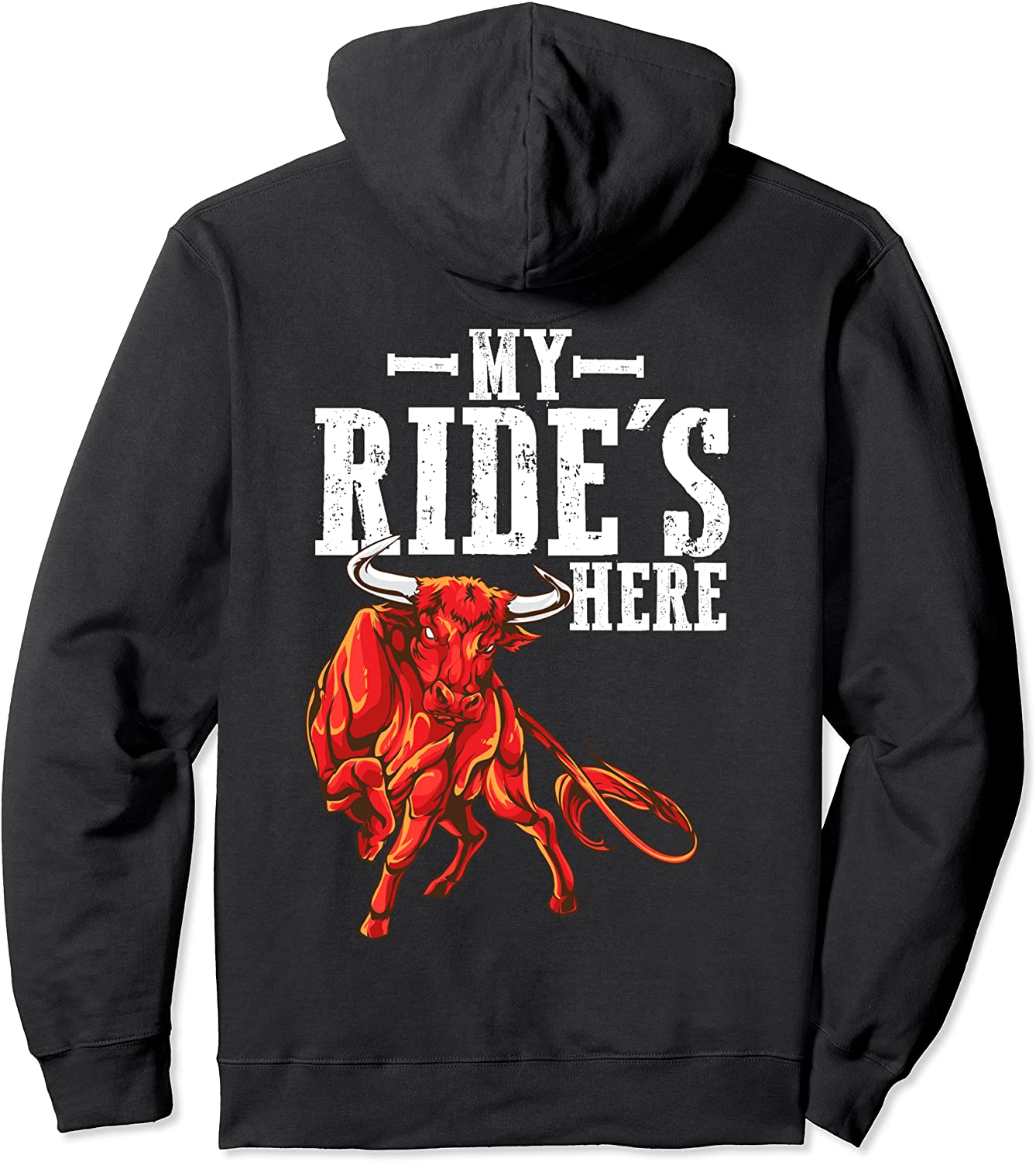 Bull Riding PBR Rodeo Bull Riders for Western Ranch Cowboys Pullover Hoodie