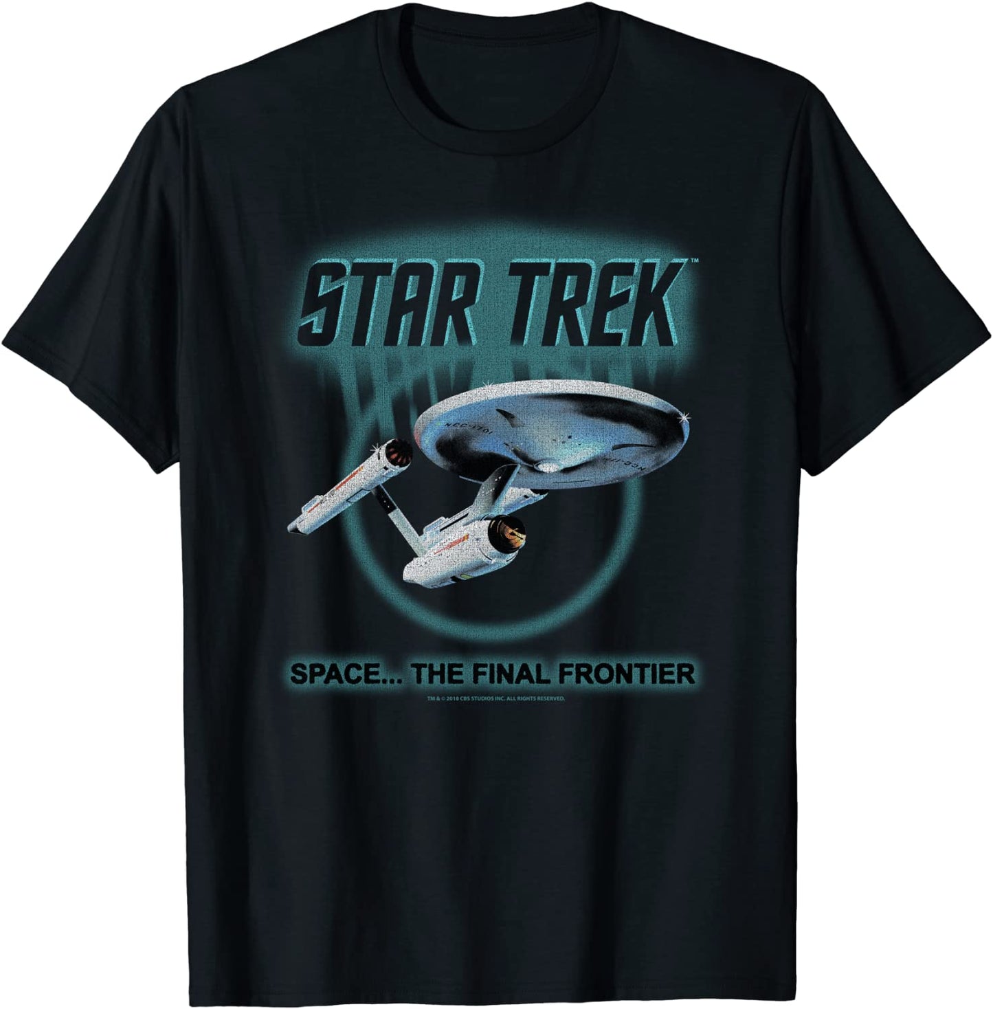Star Trek Original Series Enterprise Glow Graphic T-Shirt