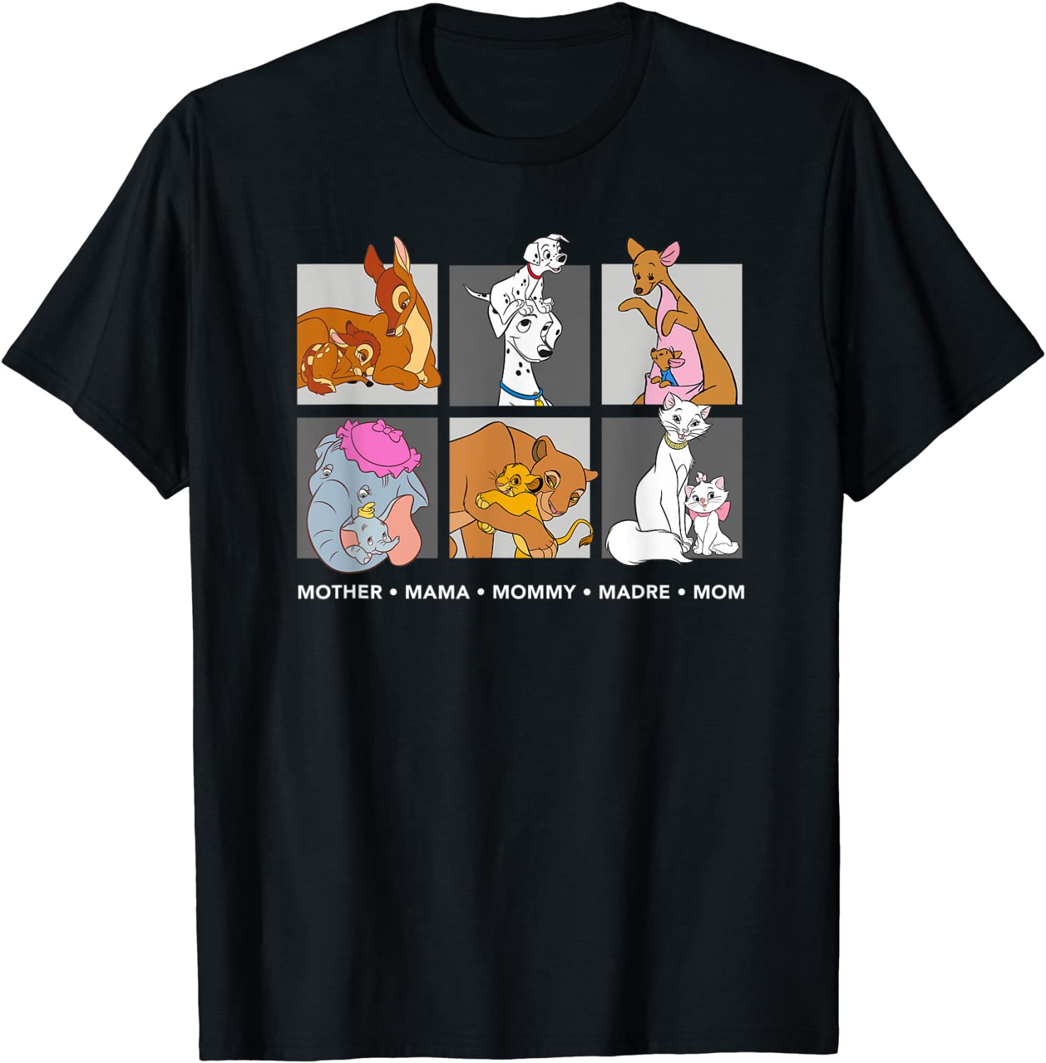 Disney Characters Neutral Mothers Day T-Shirt