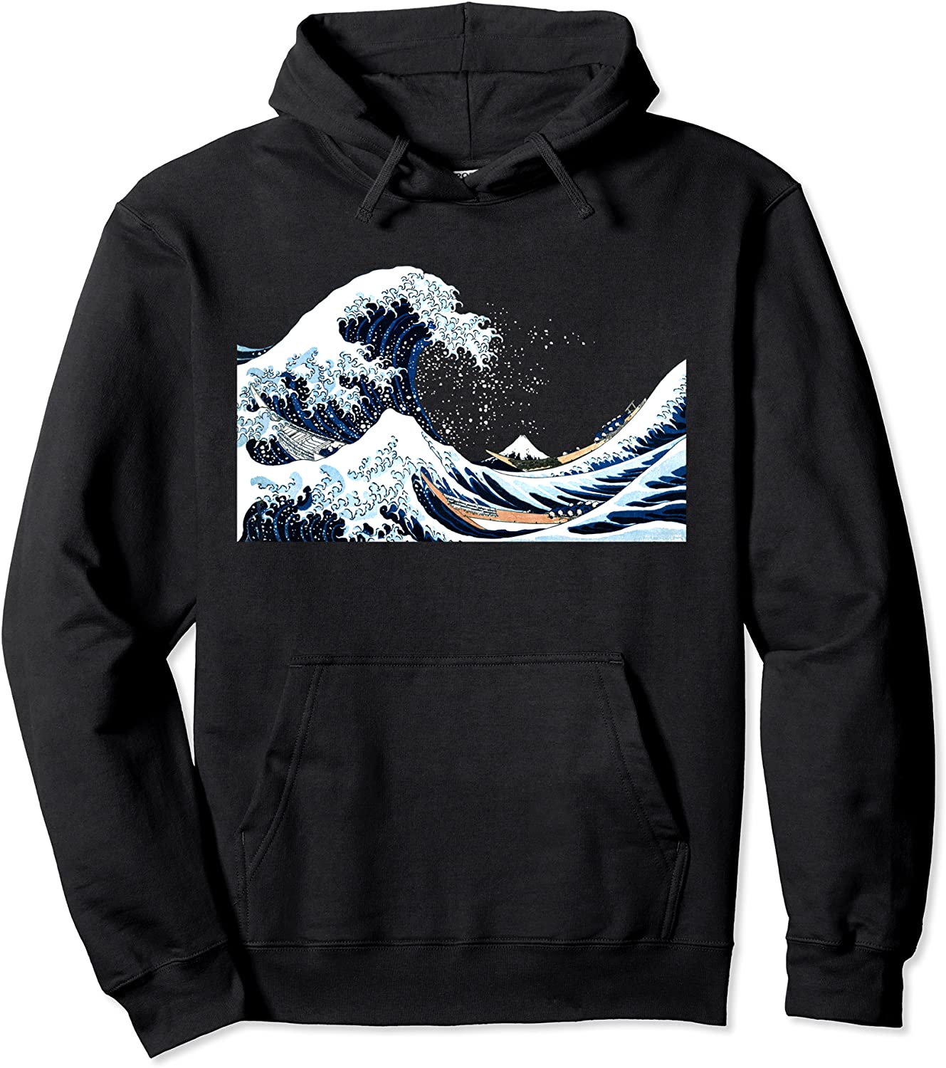 The Great Wave off Kanagawa Hokusai Japanese Art Pullover Hoodie