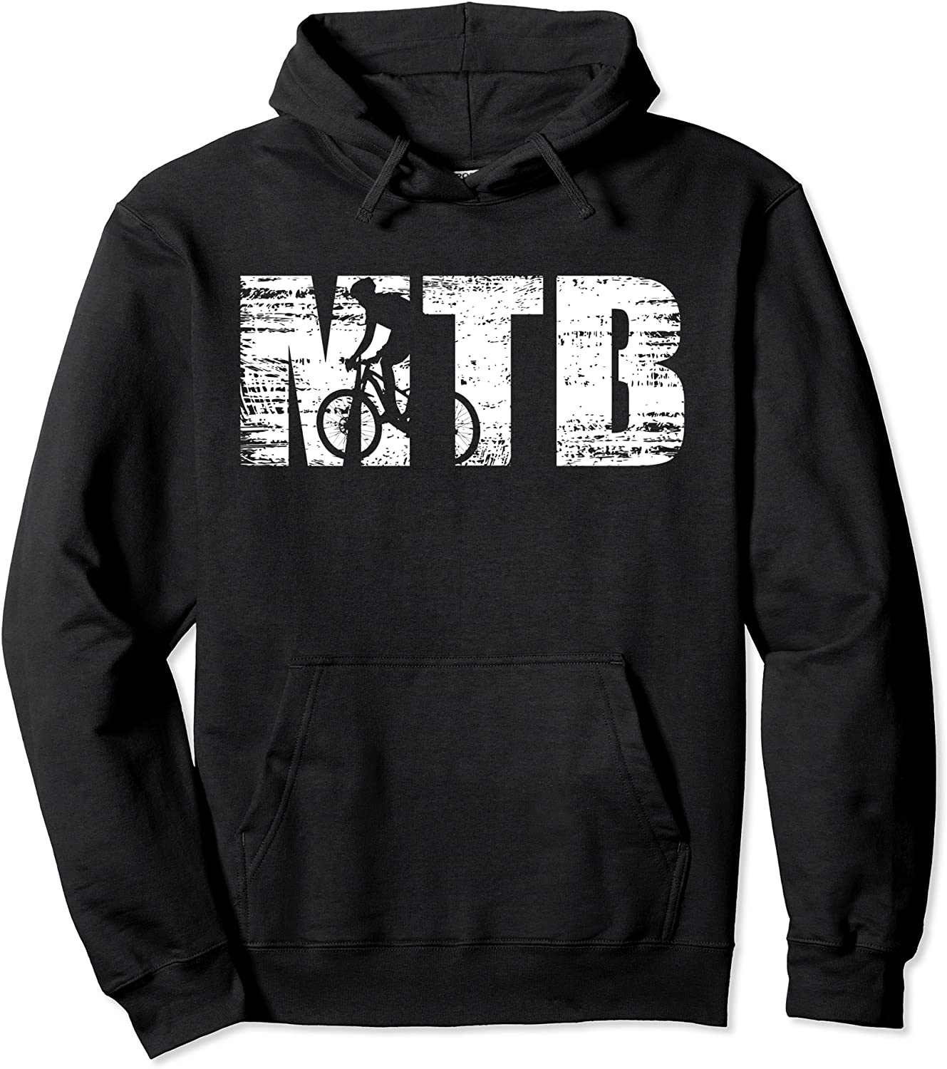 Distressed MTB - Mountain bike hoodie for mountain bikers