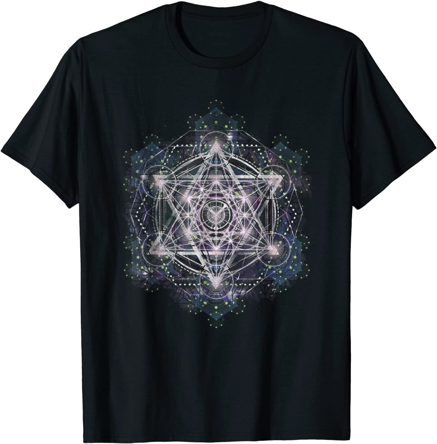 Metatron Cube Sacred Geometry Shirt - Spiritual Yoga T-shirt