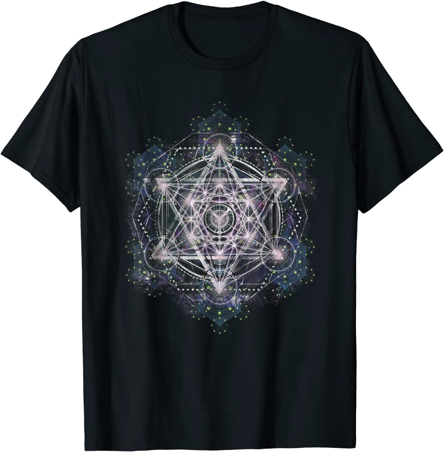 Metatron Cube Sacred Geometry Shirt - Spiritual Yoga T-shirt