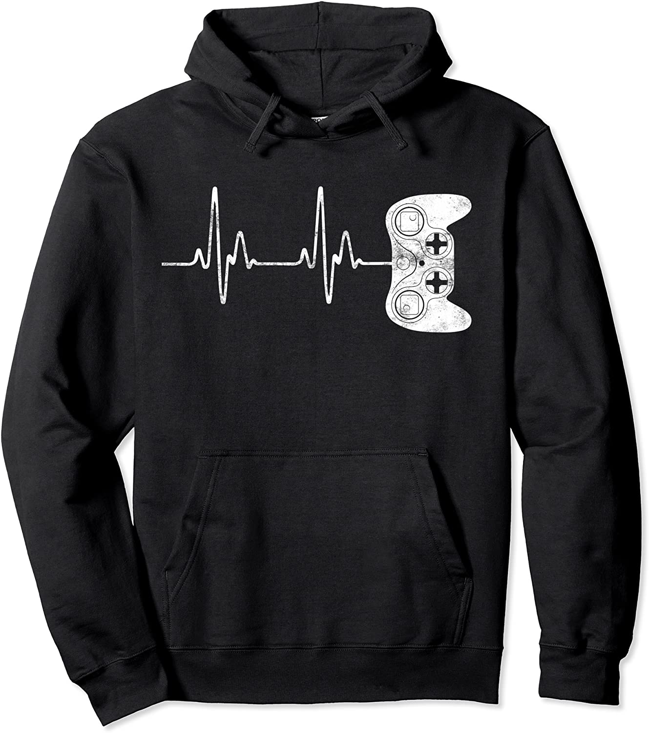 Gamer Heartbeat Hoodie Video Game Lover Gift Shirt Pullover Hoodie