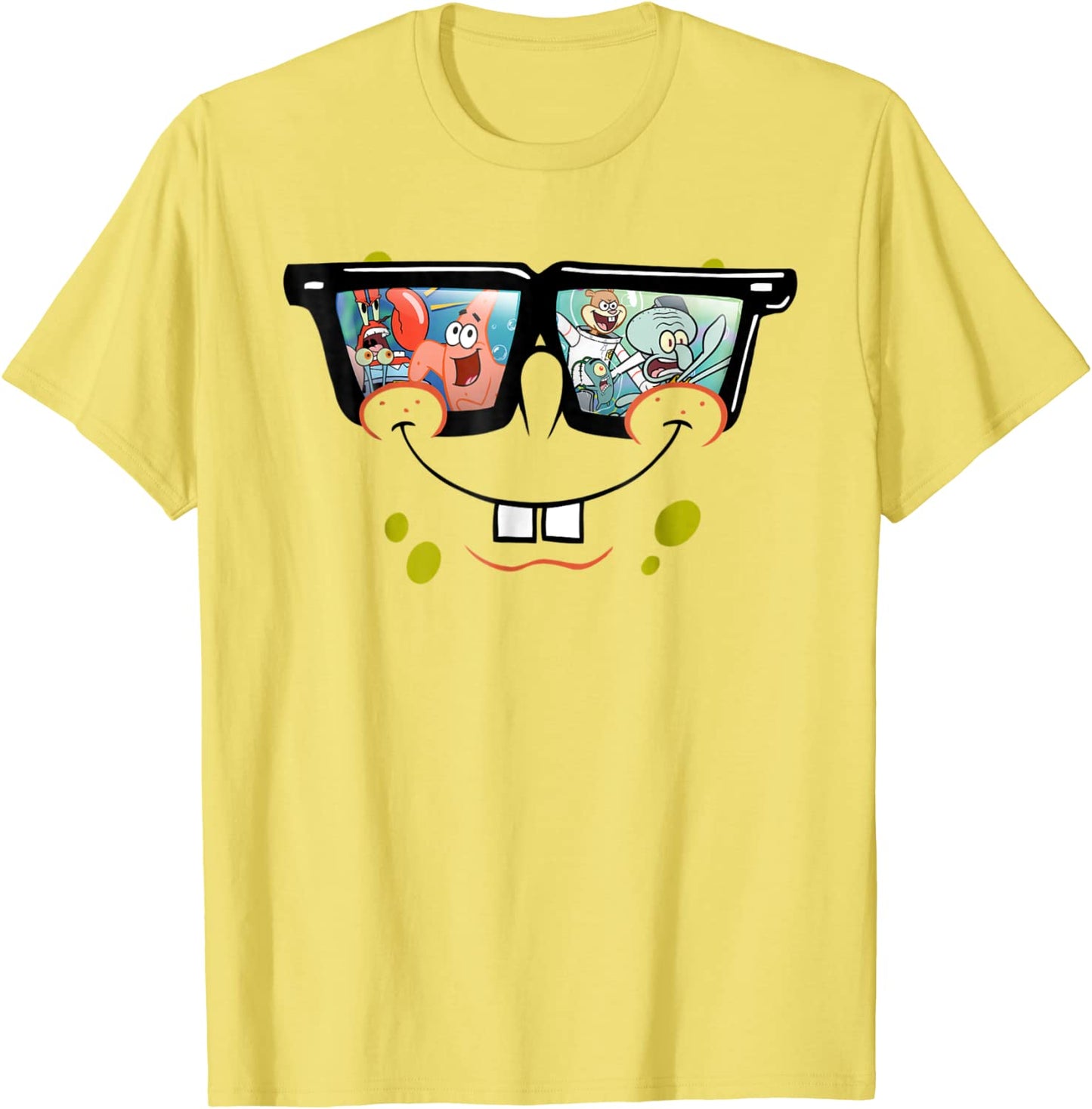 Spongebob SquarePants Sunglasses Reflection T-Shirt