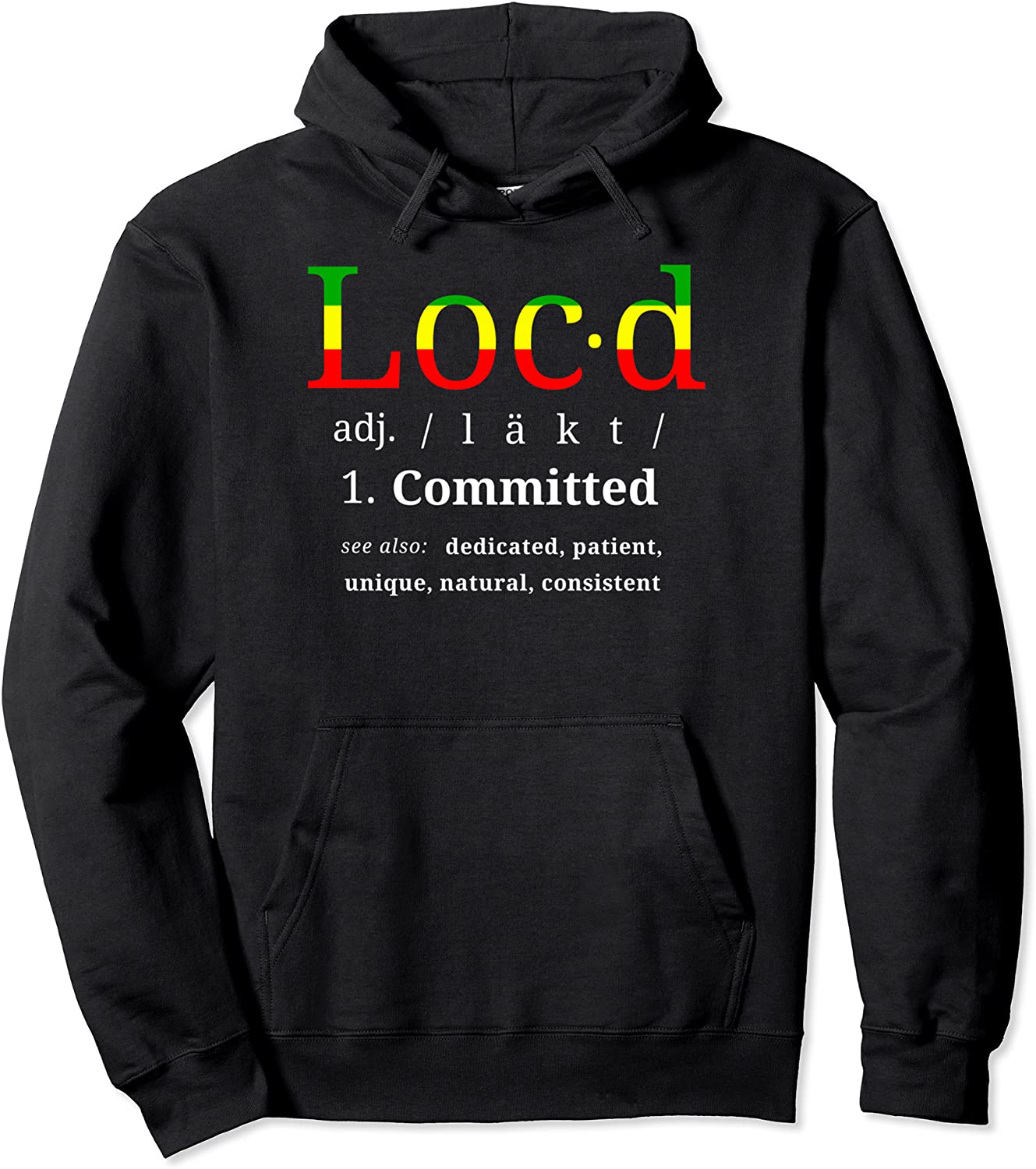 THE ORIGINAL Locd rasta loc lifestyle dreadlock hoodie