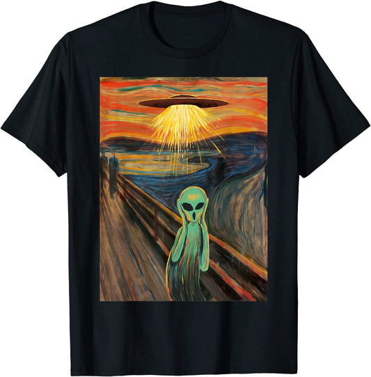Alien Scream Painting T-Shirt