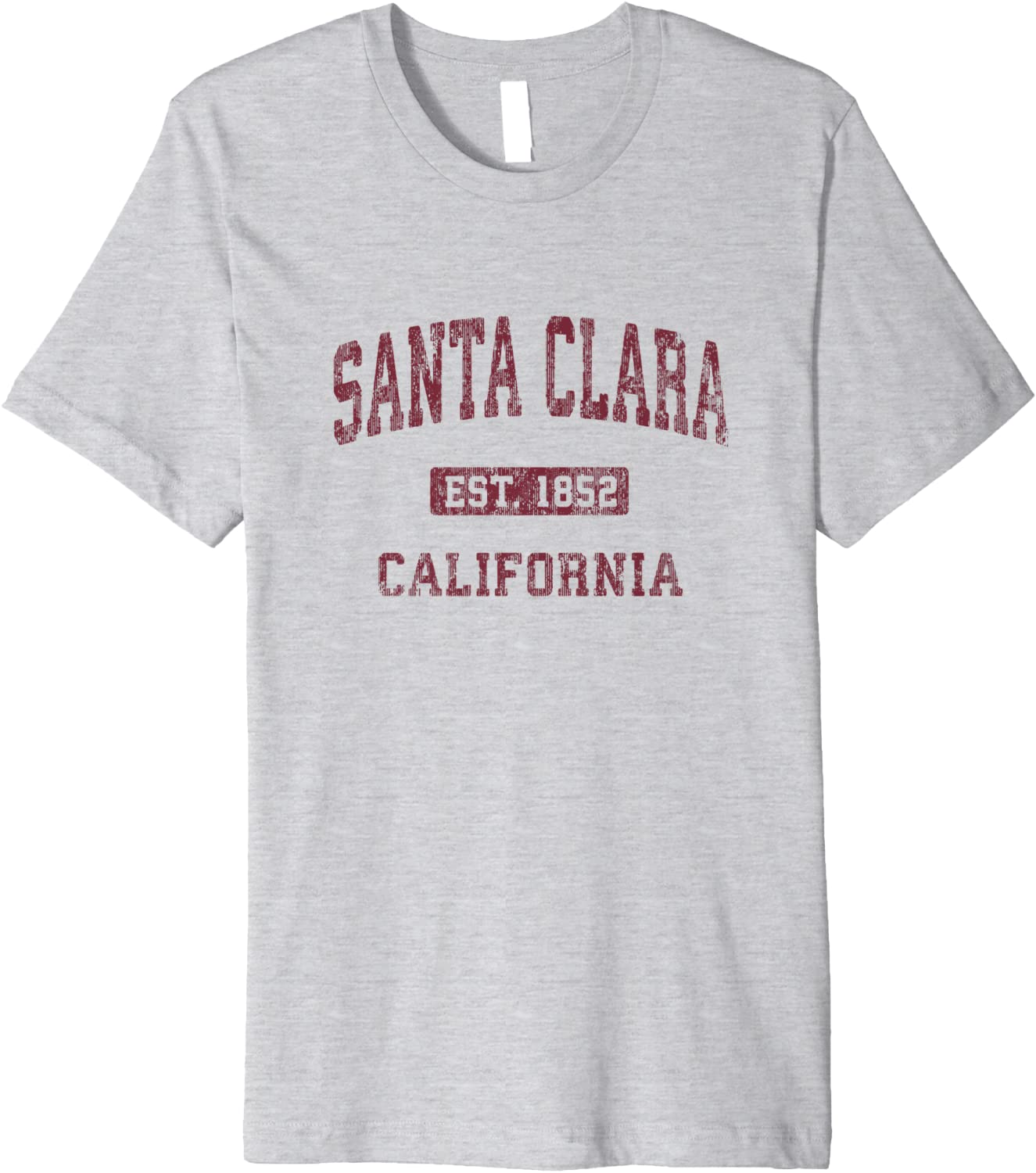 Santa Clara California CA Vintage Athletic Sports Design Premium T-Shirt