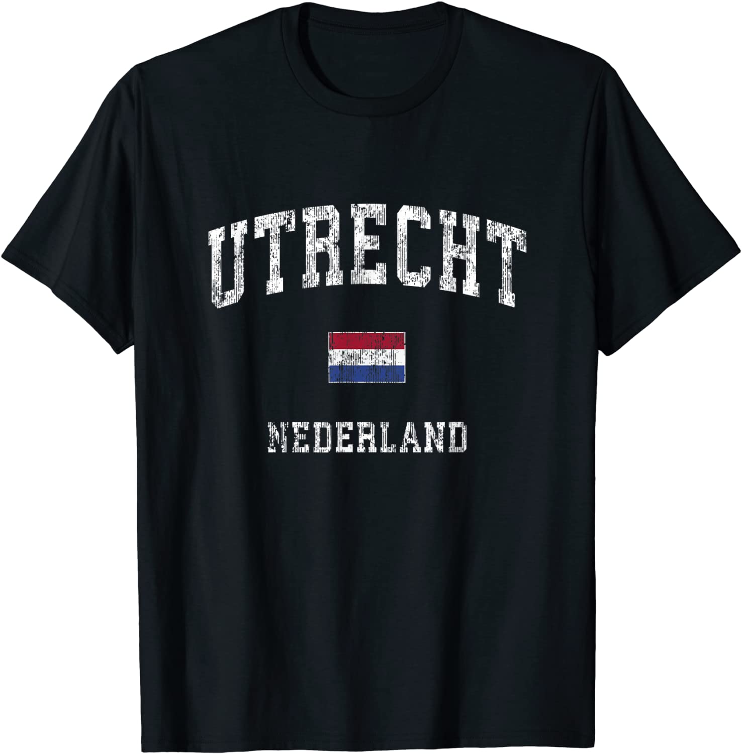 Utrecht Netherlands Nederland Vintage Athletic Sports Design T-Shirt