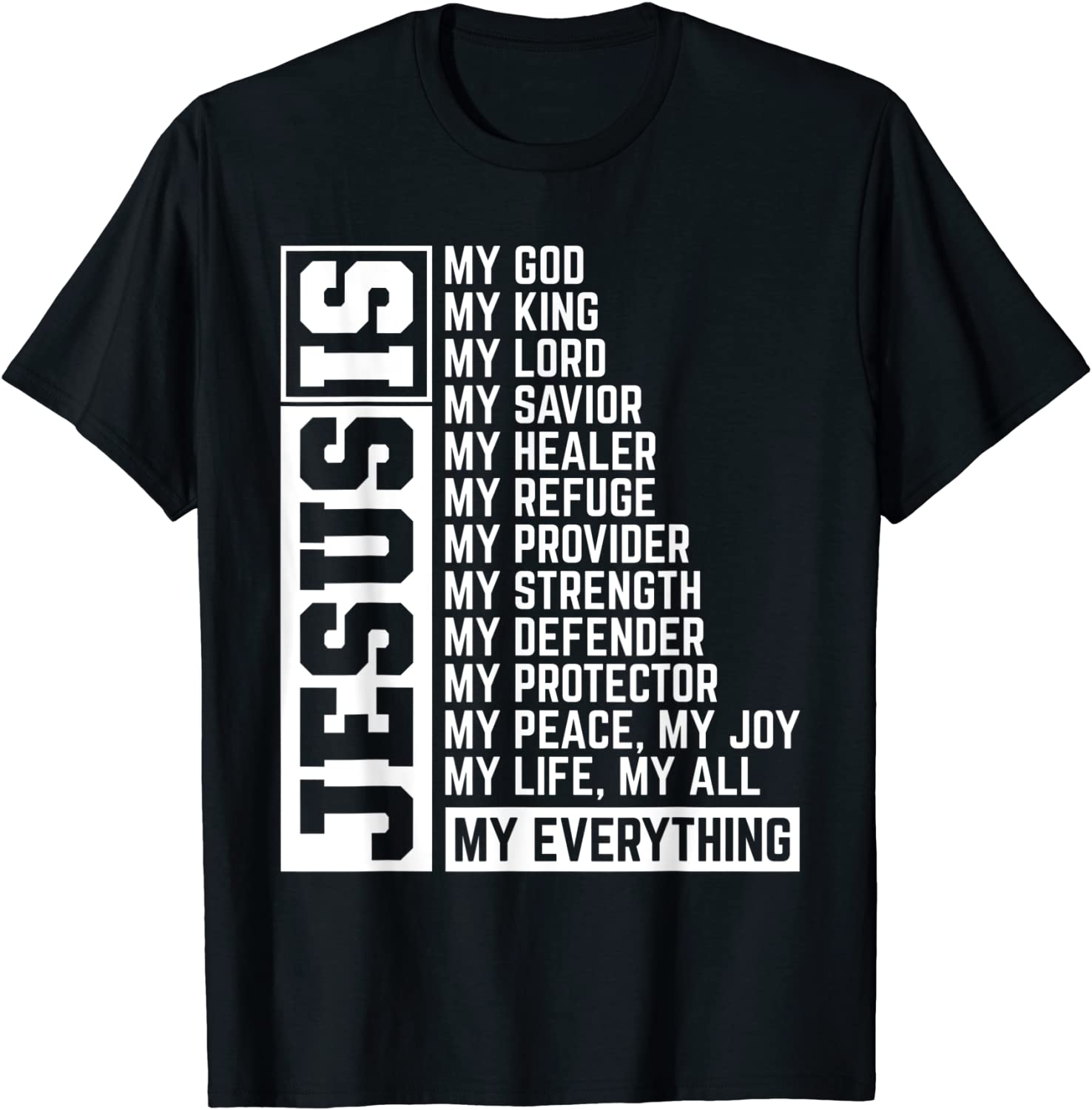 Faith Cross Christian Religious Jesus Lord Gift Jesus T-Shirt