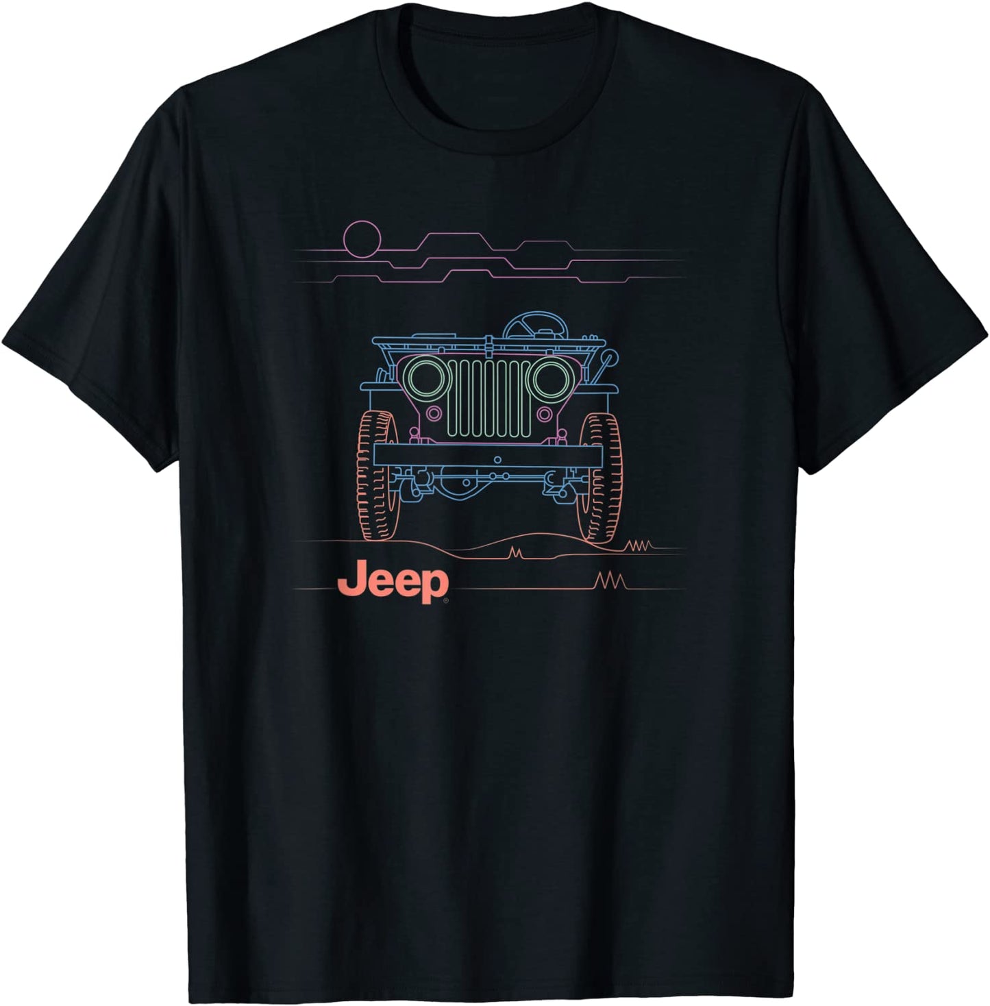 Jeep Willys Neon T-Shirt