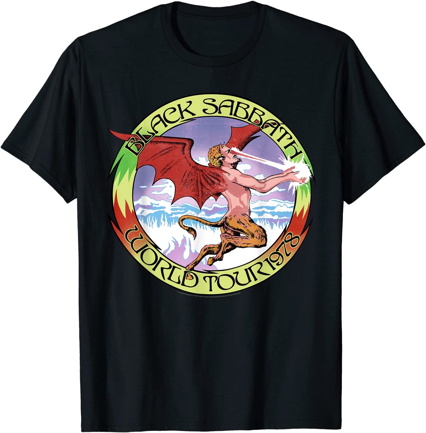 Black Sabbath Official World Tour 78 T-Shirt