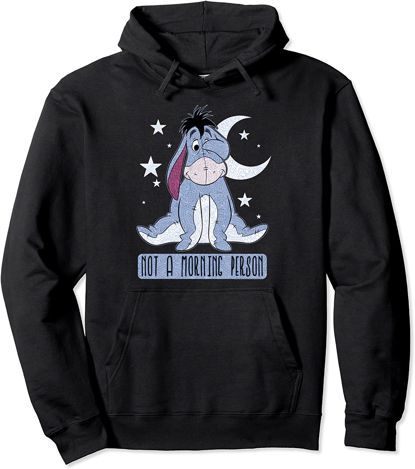 Disney Winnie The Pooh Eeyore Not A Morning Person Pullover Hoodie