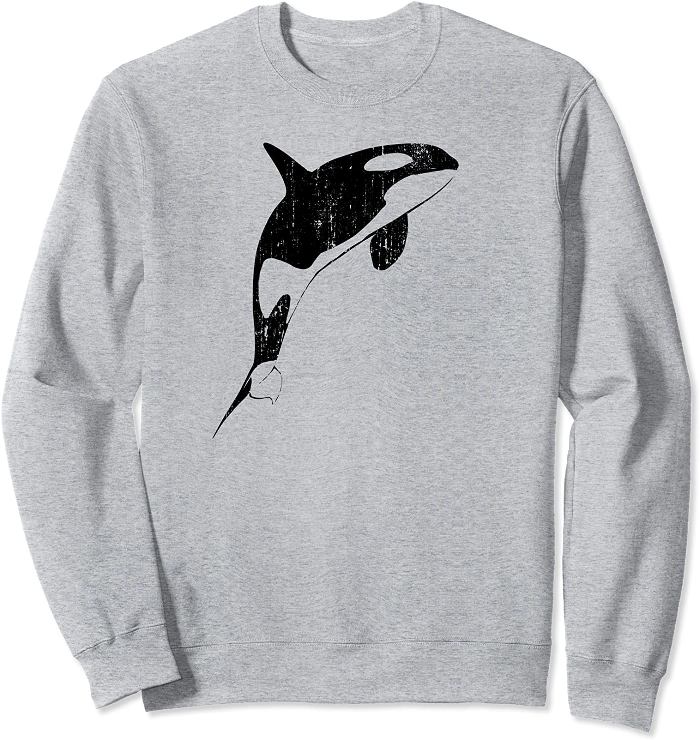 Orca Killer Whale Retro Vintage Distressed Style Love Orcas Sweatshirt