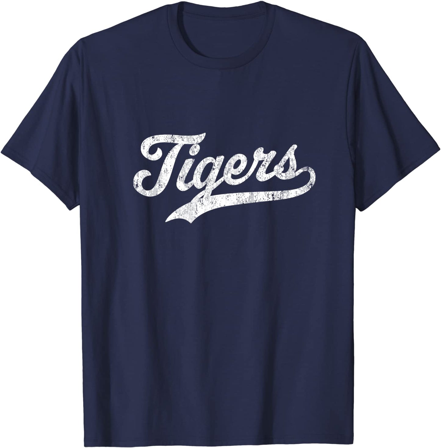 Tigers Mascot T Shirt Vintage Sports Name Tee Design