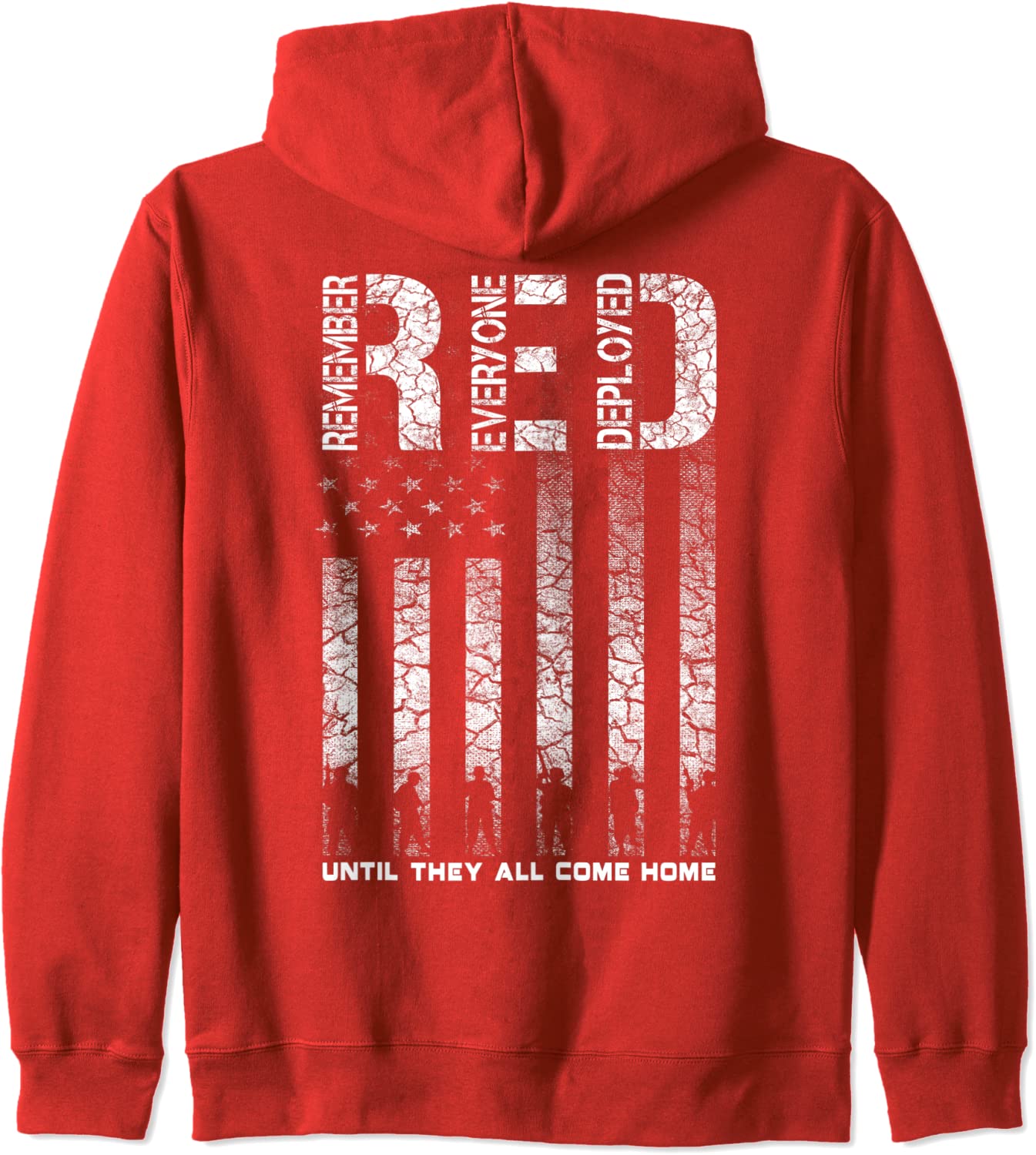 Red Friday Military Veteran Hoodie