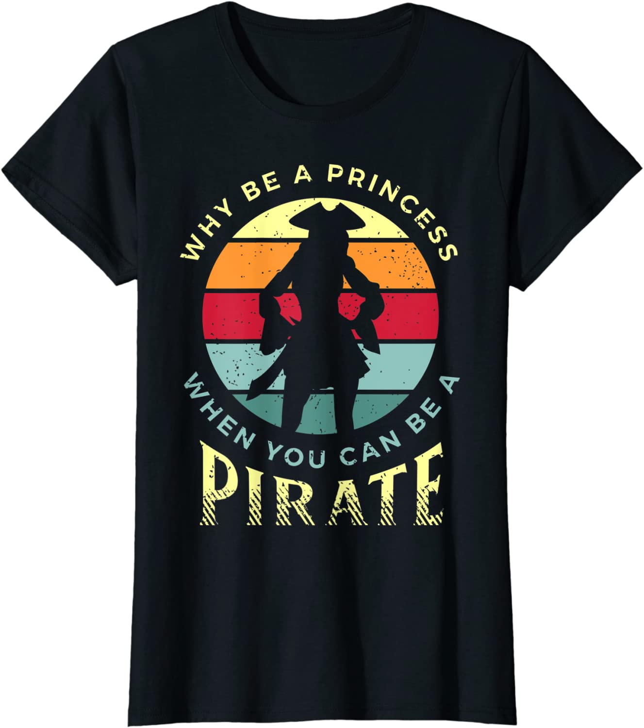 Womens Funny Pirate Freebooter Buccaneer Caribbean Adventure Shirt T-Shirt
