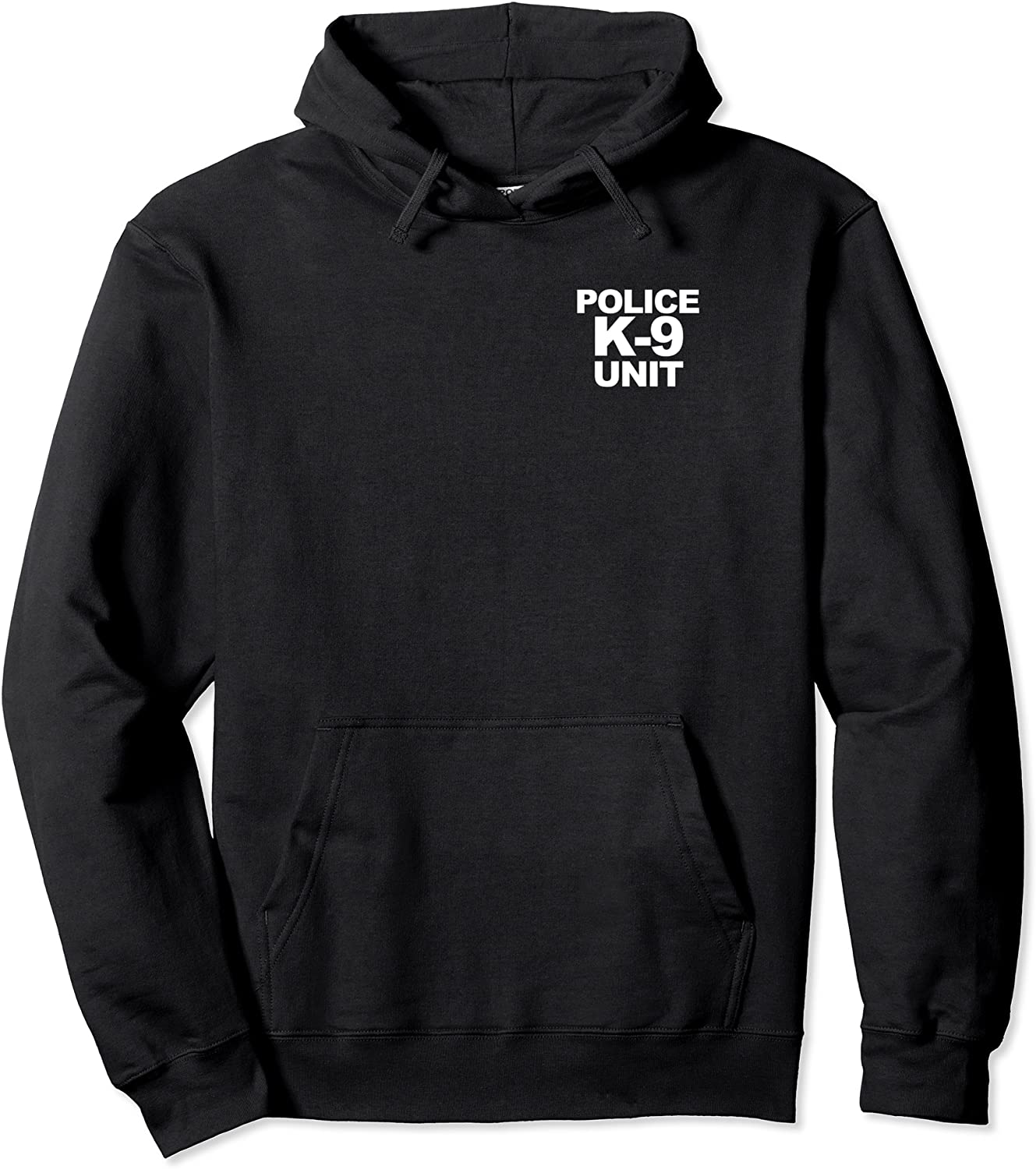Police K-9 Unit Front Back Print Law Enforcement Police K9 Pullover Hoodie