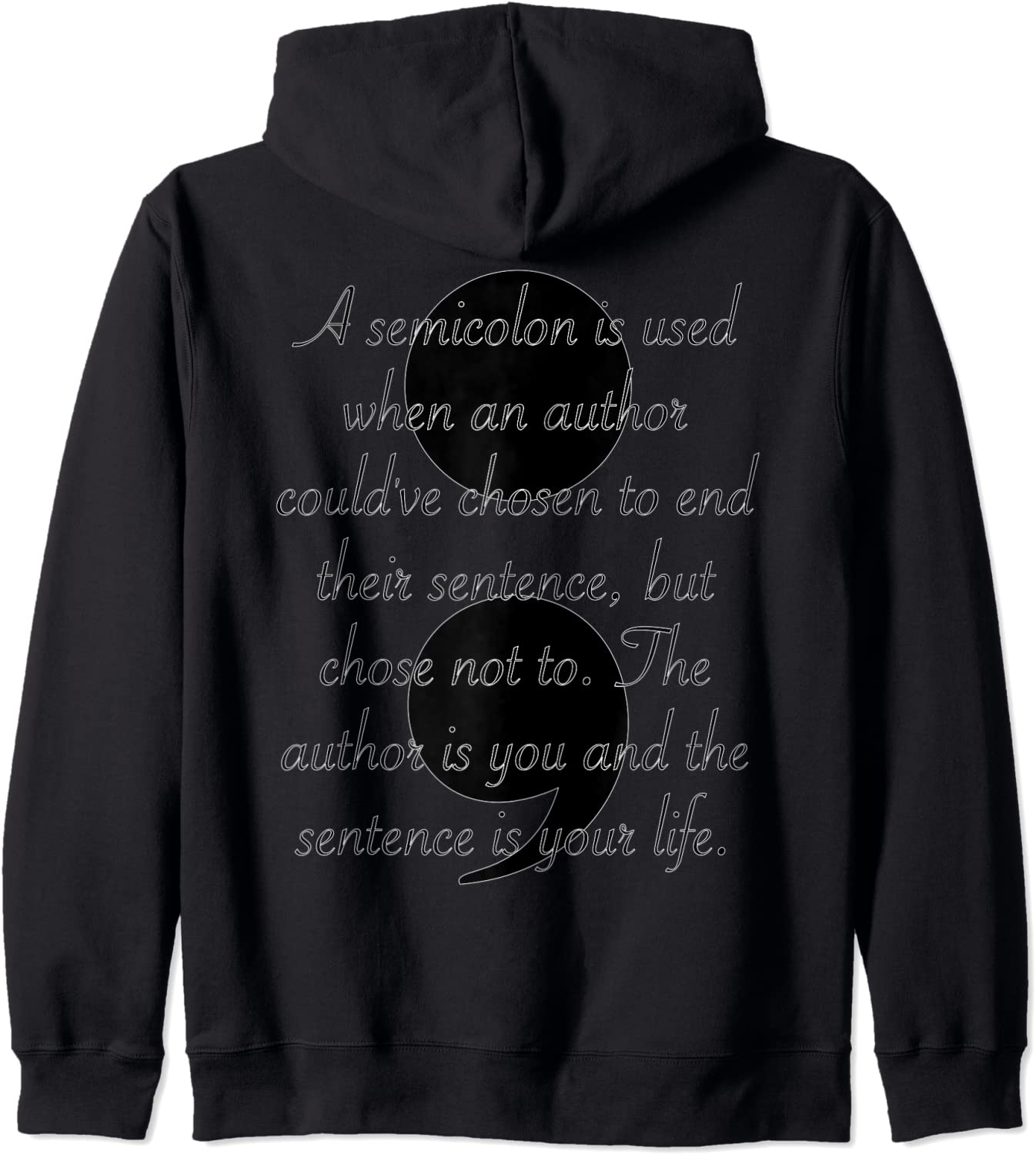 Doughnut Party Semicolon Suicide Prevention Awareness Hoodie