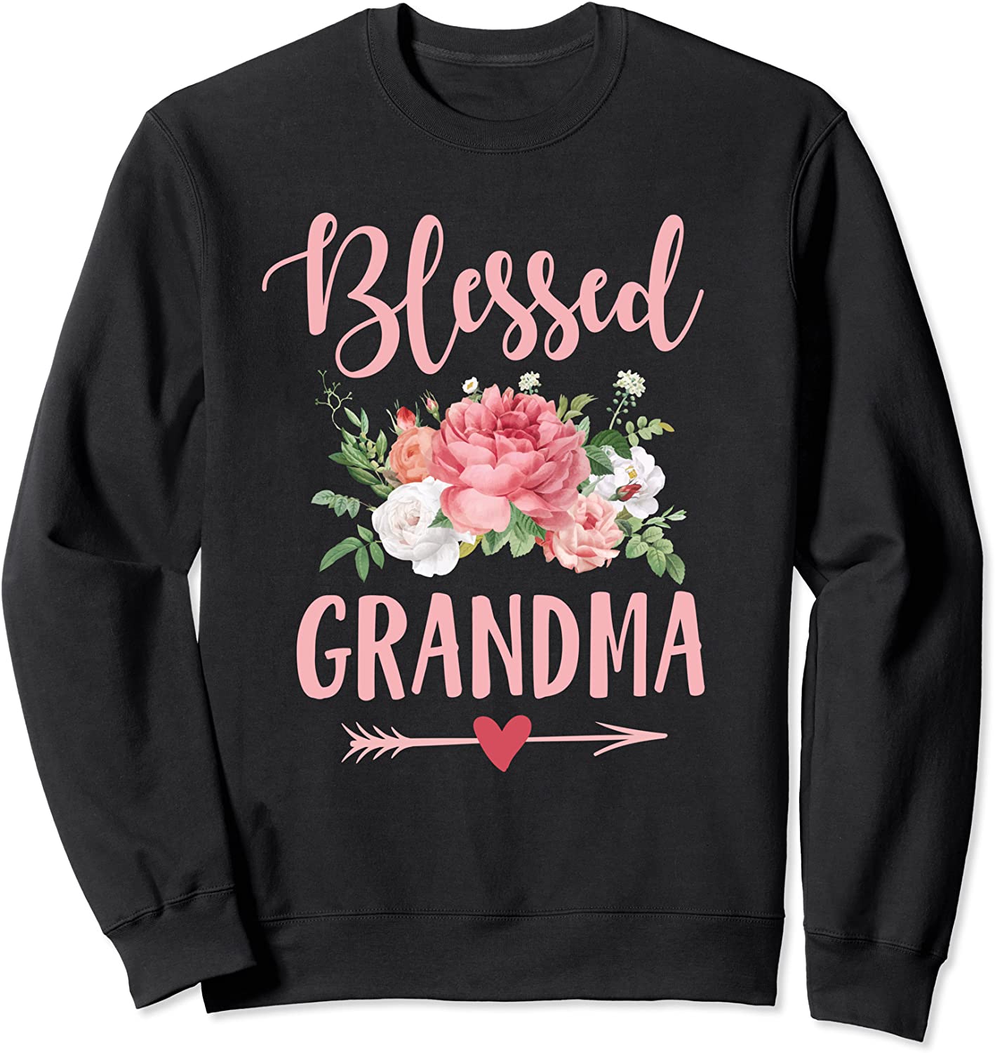 Blessed Grandma Cute Floral Mothers Day Sweatshirt