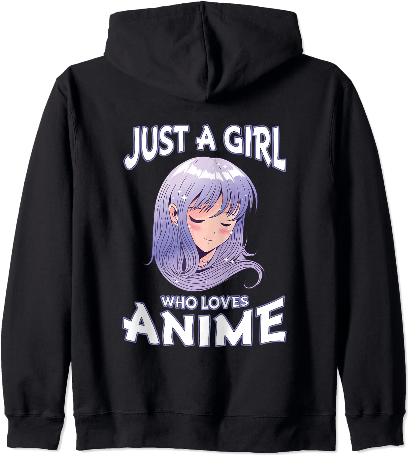 Just A Girl Who Loves Anime Gifts for Teen Girls Anime Merch Hoodie