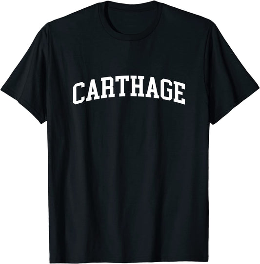 Carthage Vintage Retro Varsity Style High School Sport T-Shirt