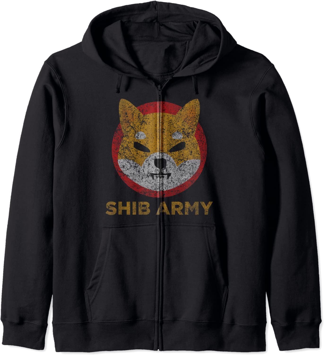 Shiba Inu Shib HODL To the Moon Crypto Cryptocurrency Meme Hoodie