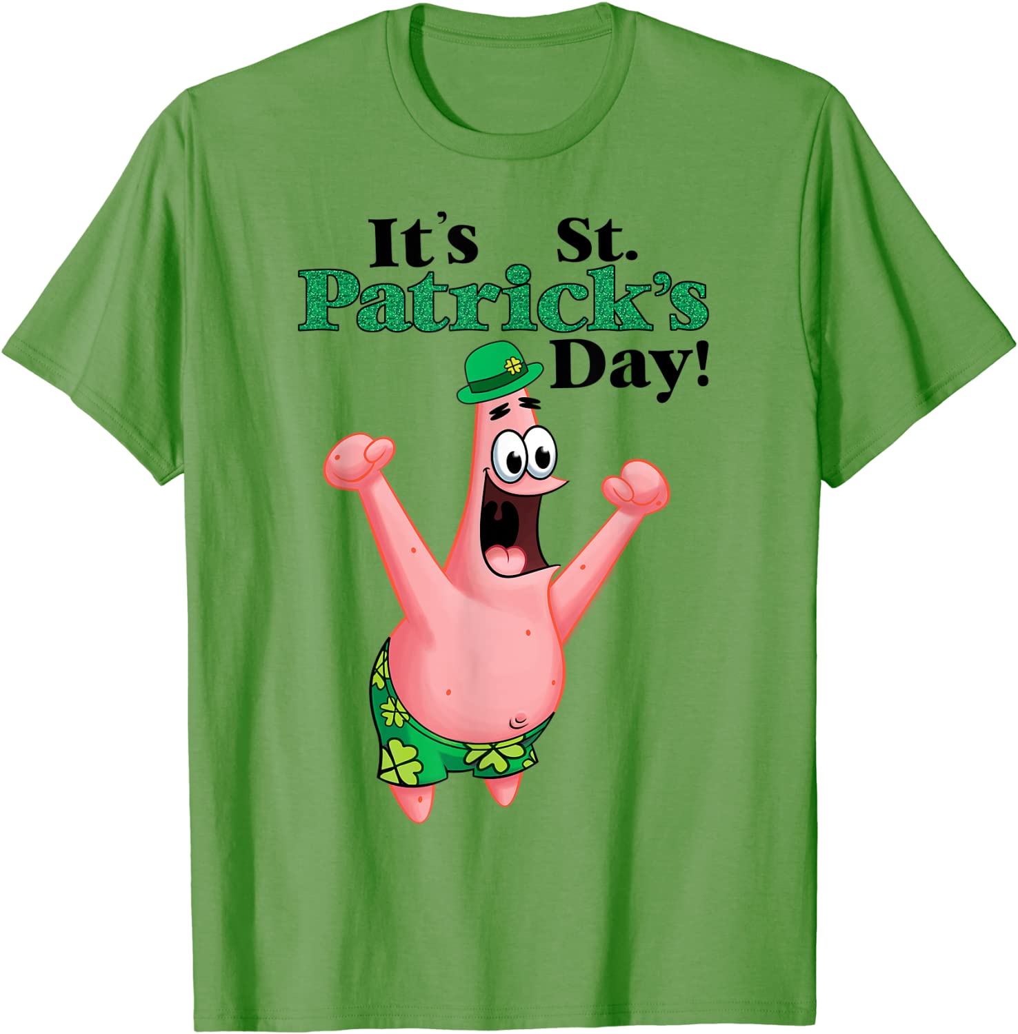 Spongebob St Patricks day T-shirt T-Shirt