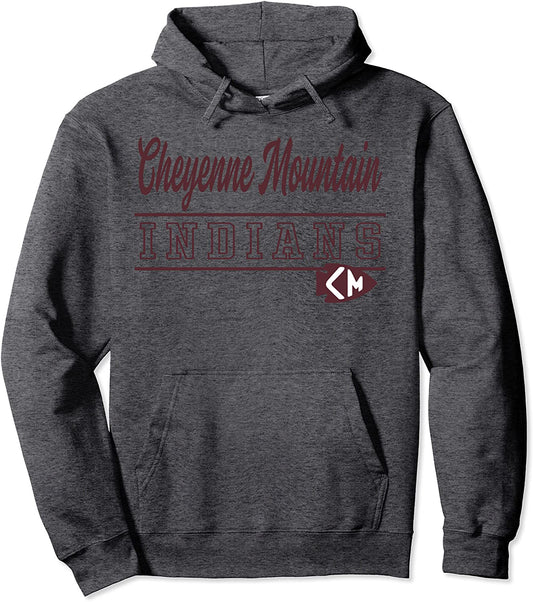 Cheyenne Mountain High School Indians Pullover Hoodie C4