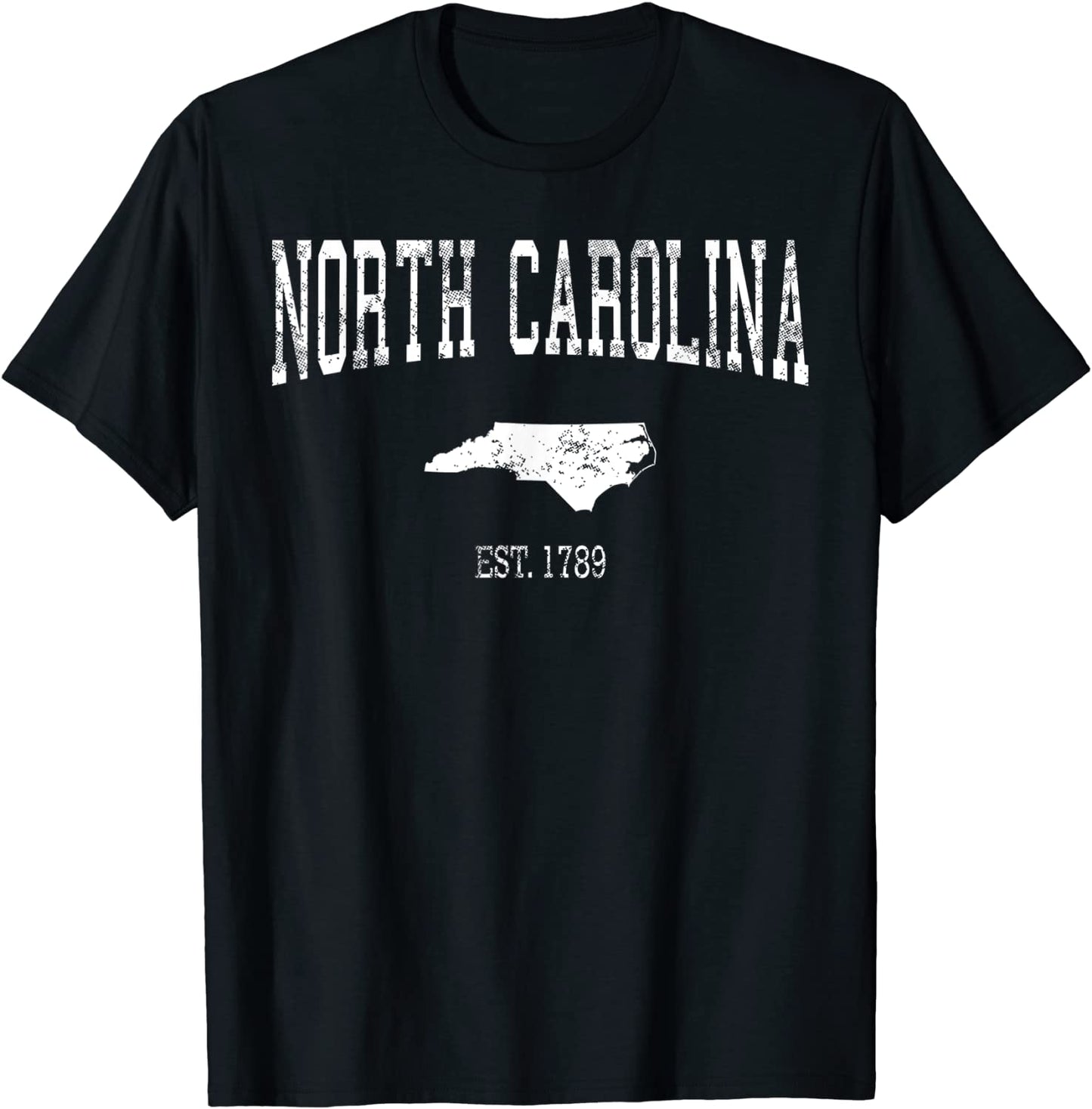 North Carolina T-Shirt Vintage Sports Design NC T-Shirt
