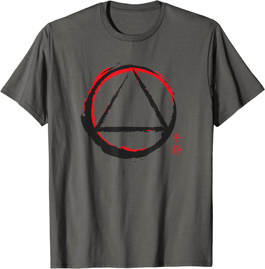AA Logo Symbol Serenity Recovery Sober Gift T-Shirt T-Shirt