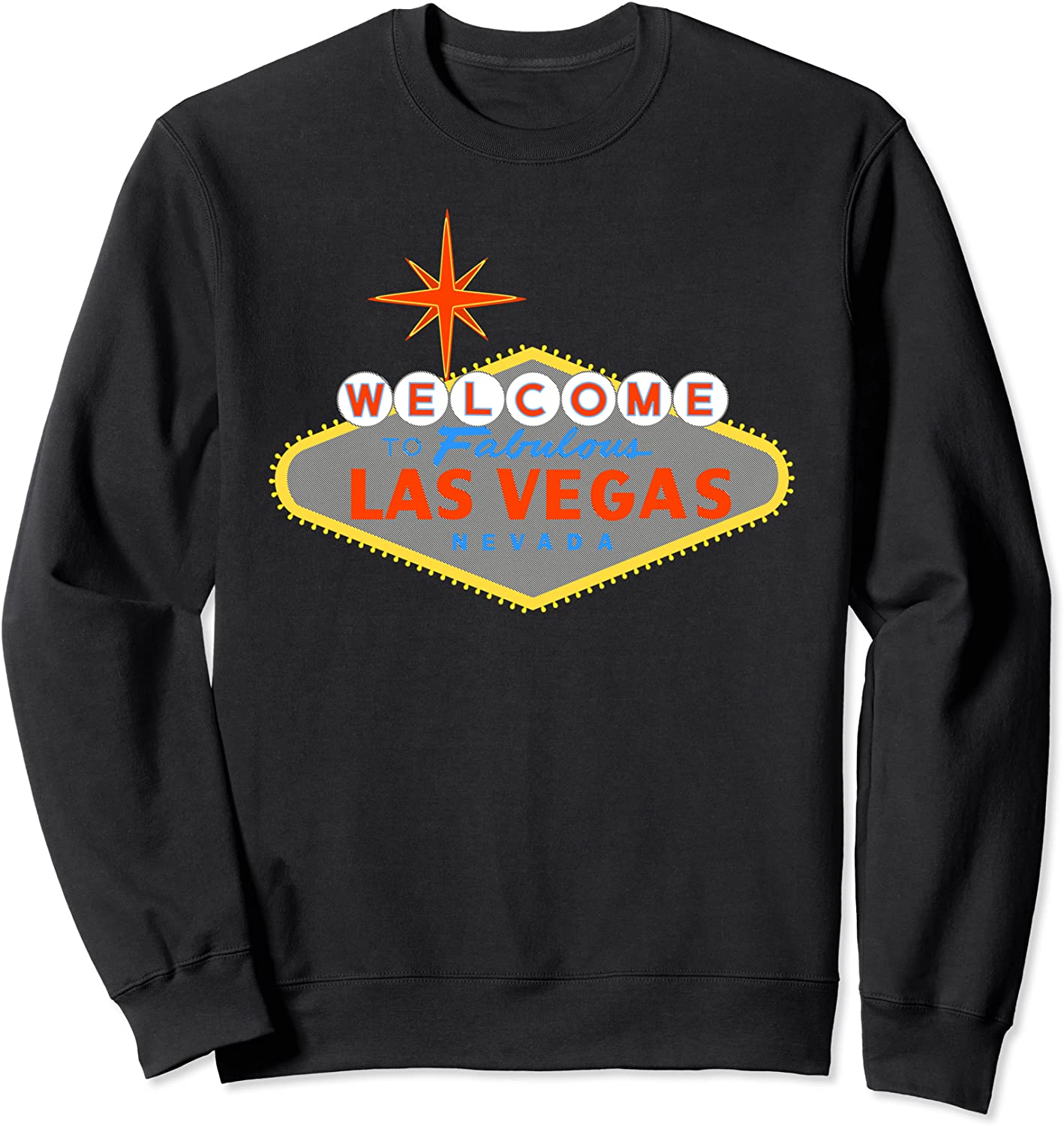 Welcome to Las Vegas Nevada NV Retro Sign Sweatshirt
