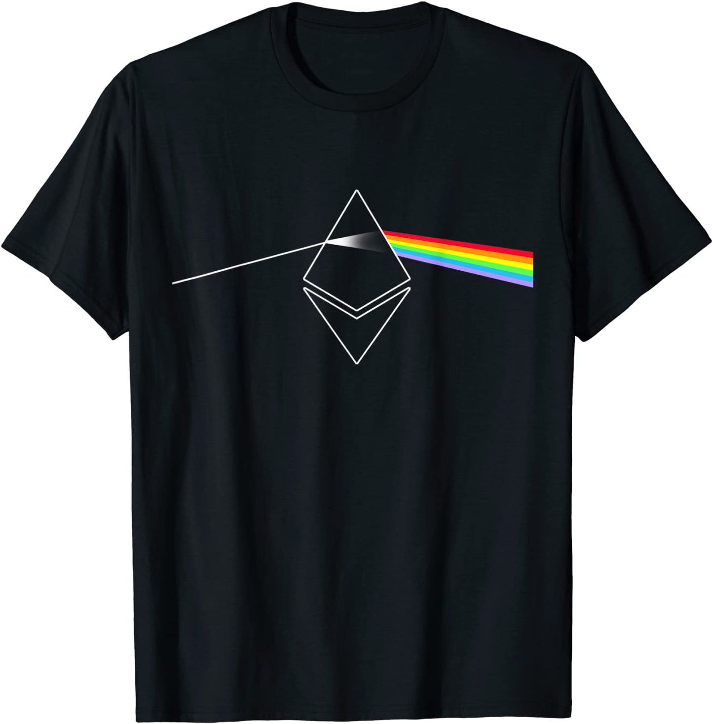 Ethereum Prism Rainbow Light T-Shirt