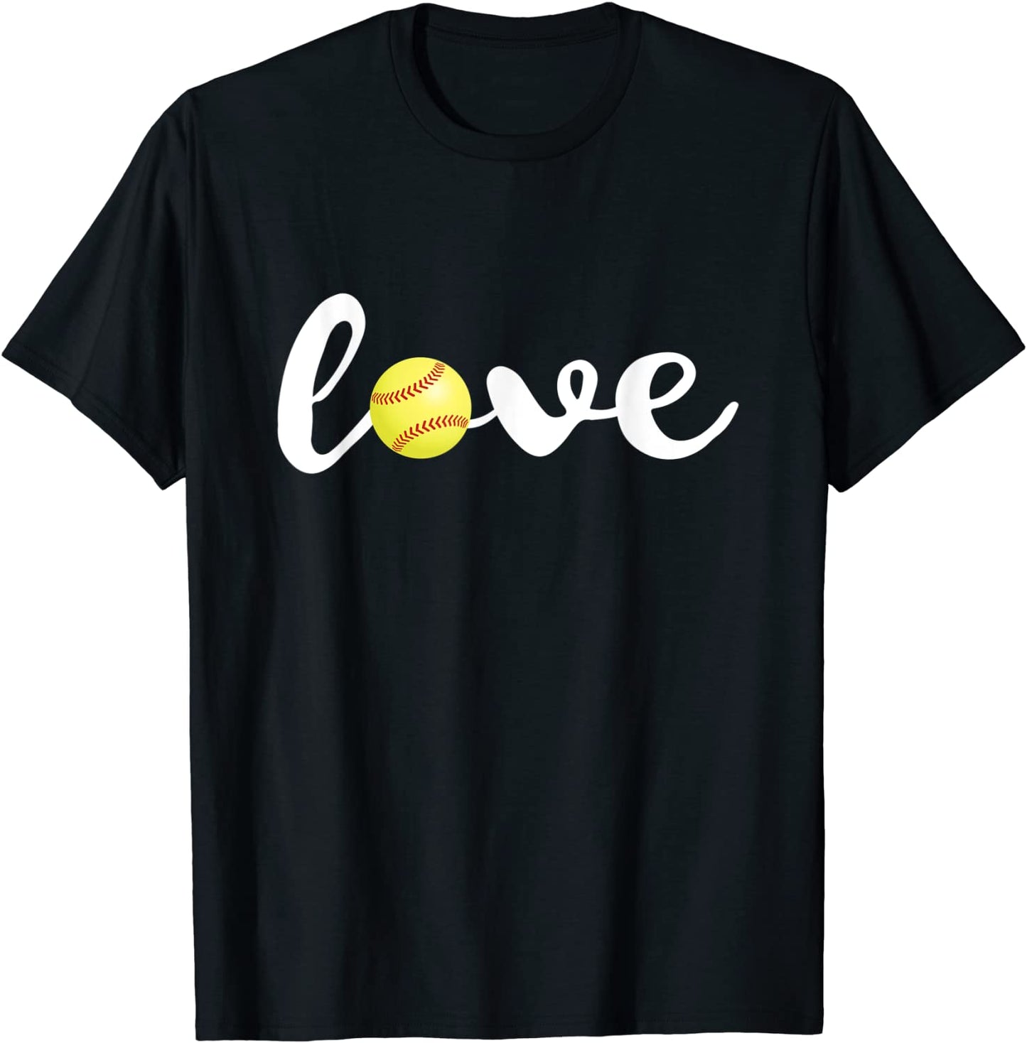 Love Softball Sports Fans Softball Players Gift T-Shirt