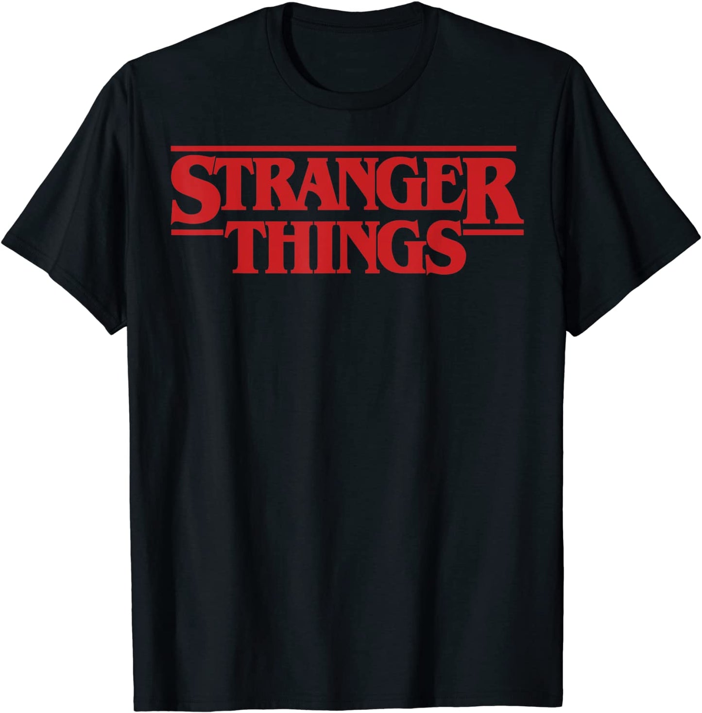 Netflix Stranger Things Simple Red Logo T-Shirt