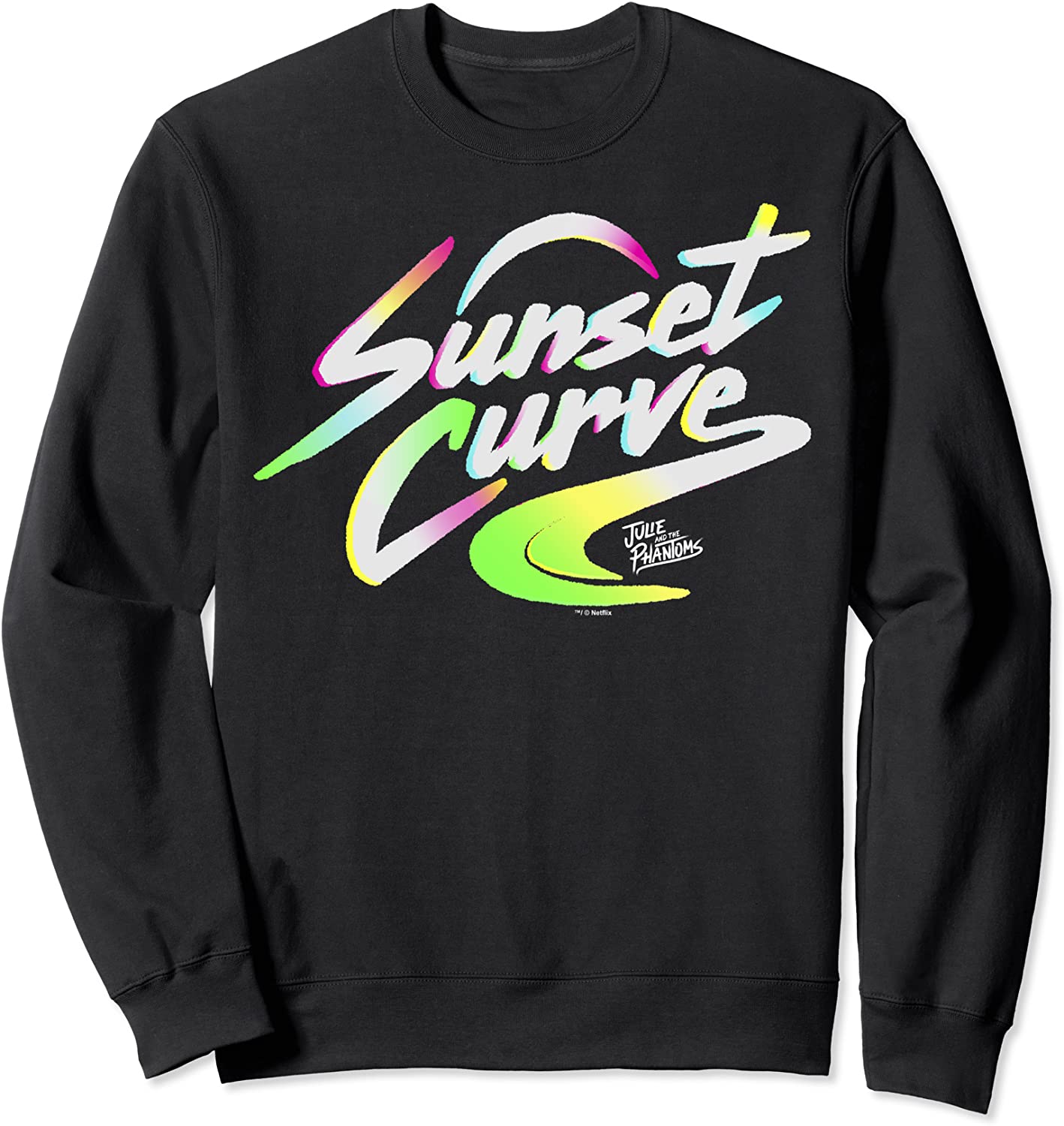 Julie And The Phantoms Sunset Curve Logo Sweatshirt