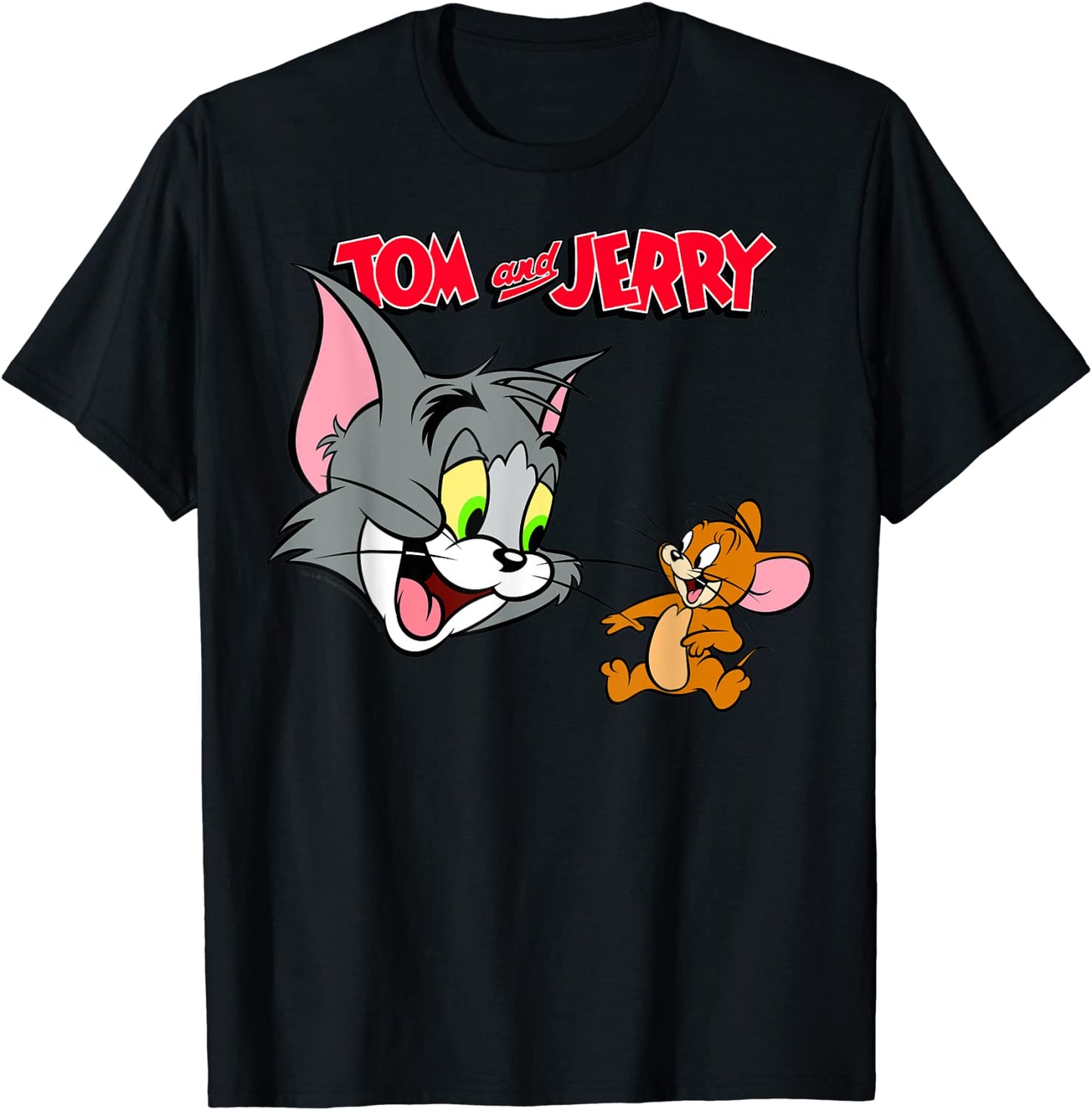 Tom And Jerry Logo Portrait T-Shirt