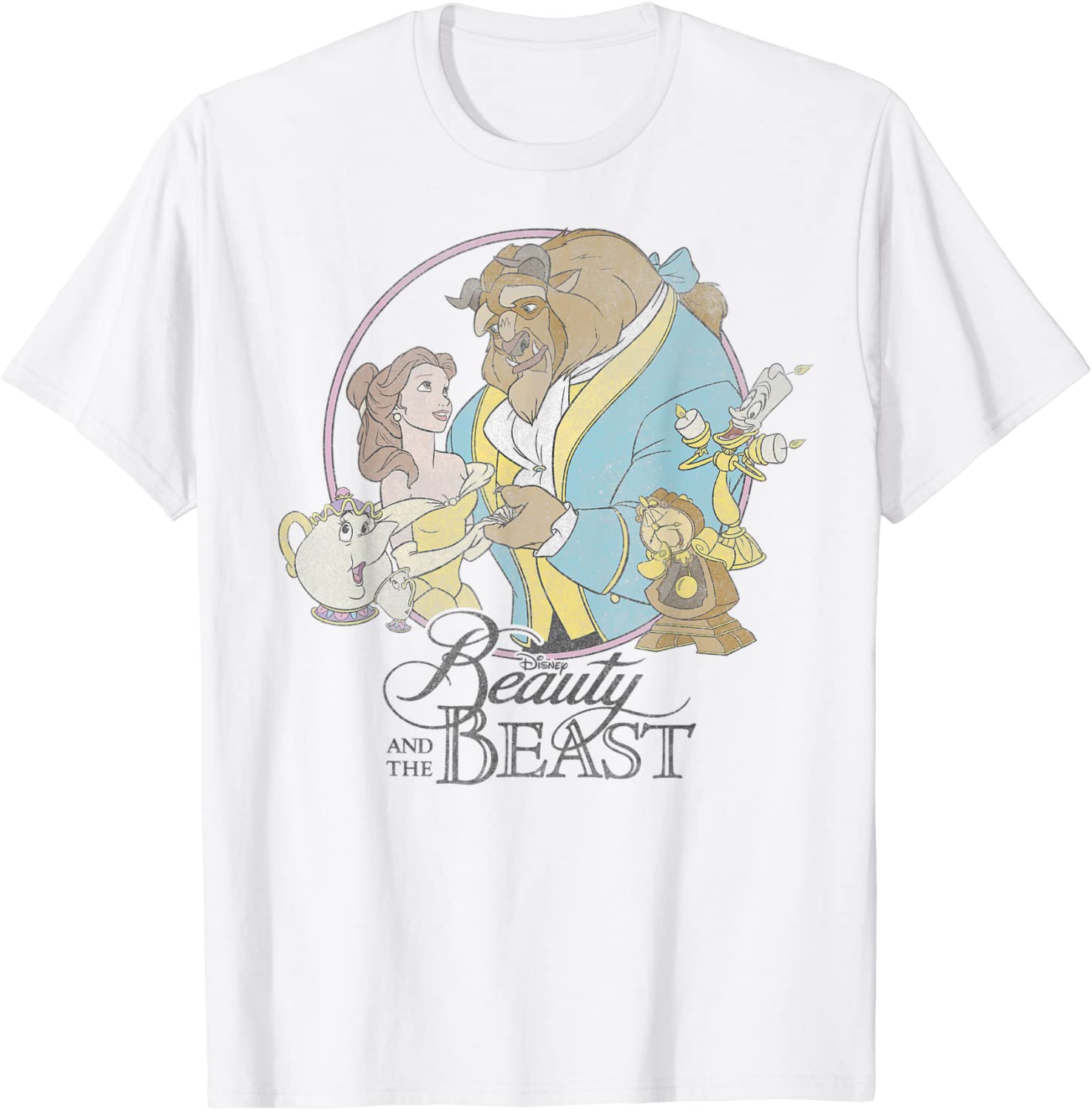 Disney Beauty And The Beast Classic Group Shot T-Shirt