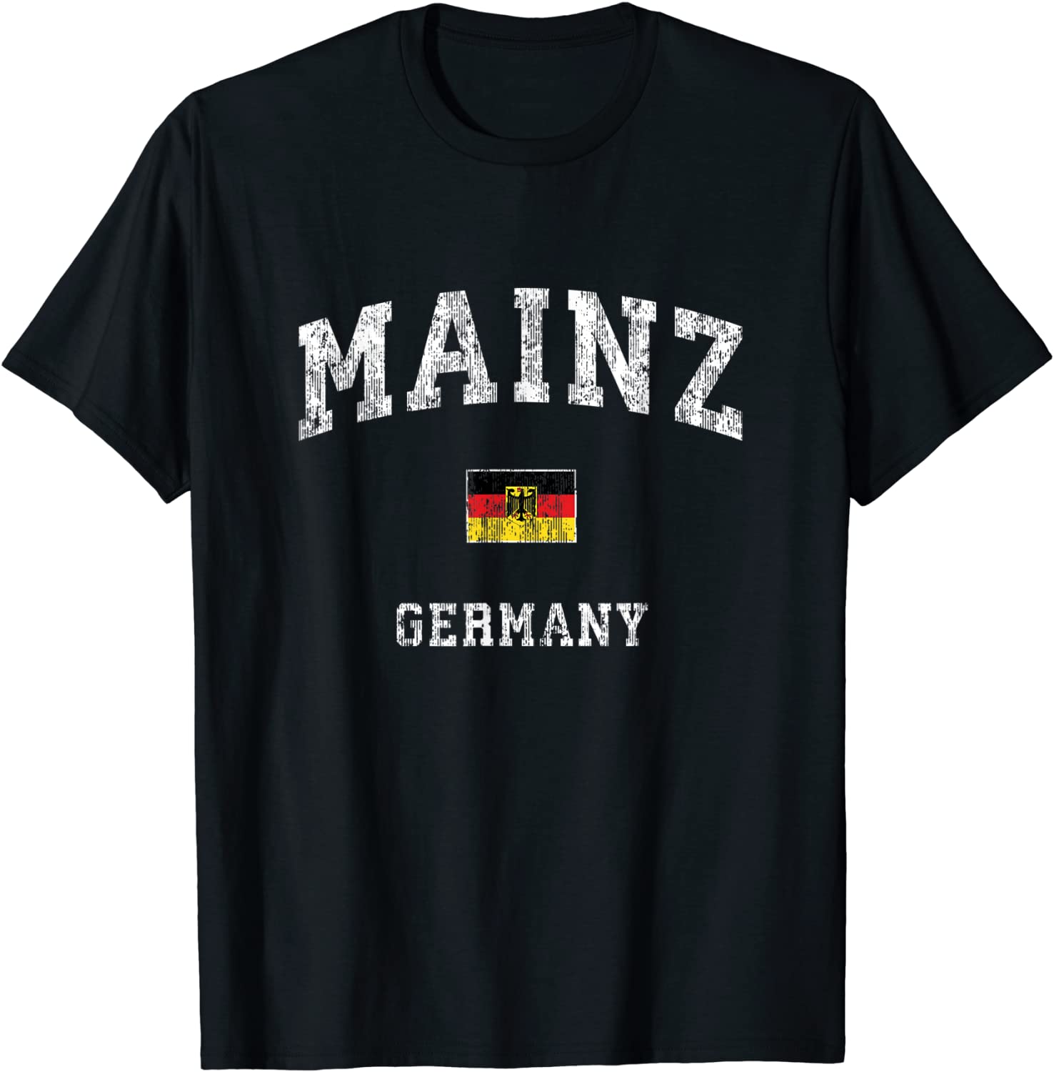 Mainz Germany Vintage Athletic Sports Design T-Shirt