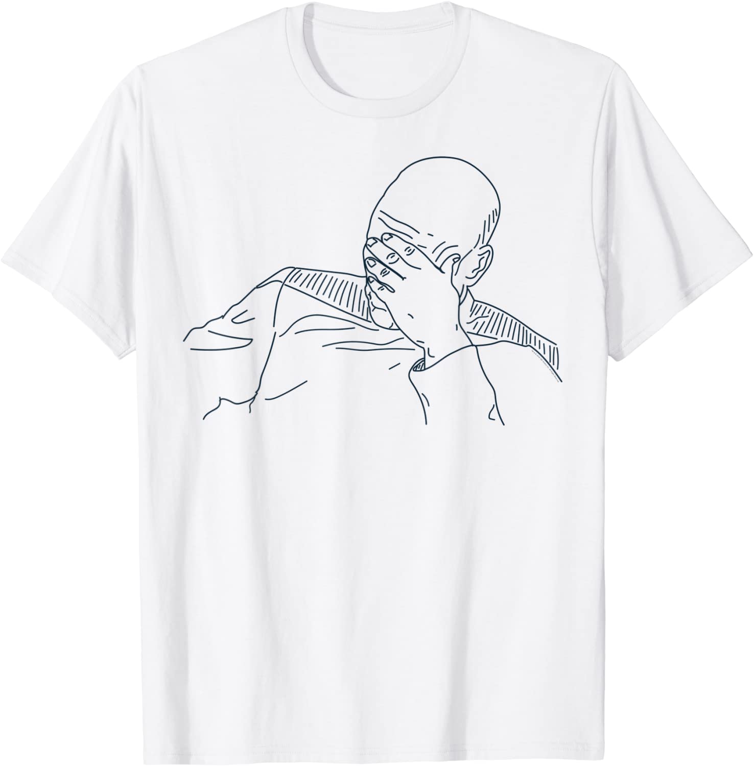 Star Trek Next Generation Picard Face Palm T-Shirt
